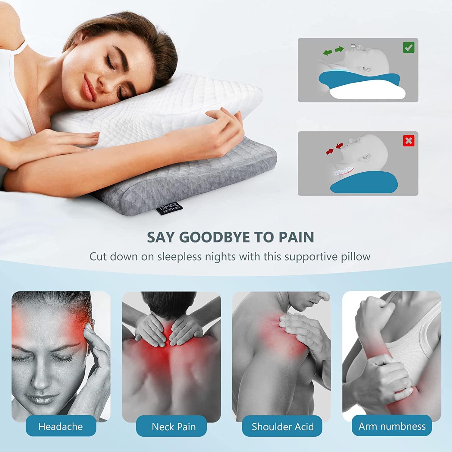 Adjustable Neck Roll Pillow for Improved Posture and Back Pain