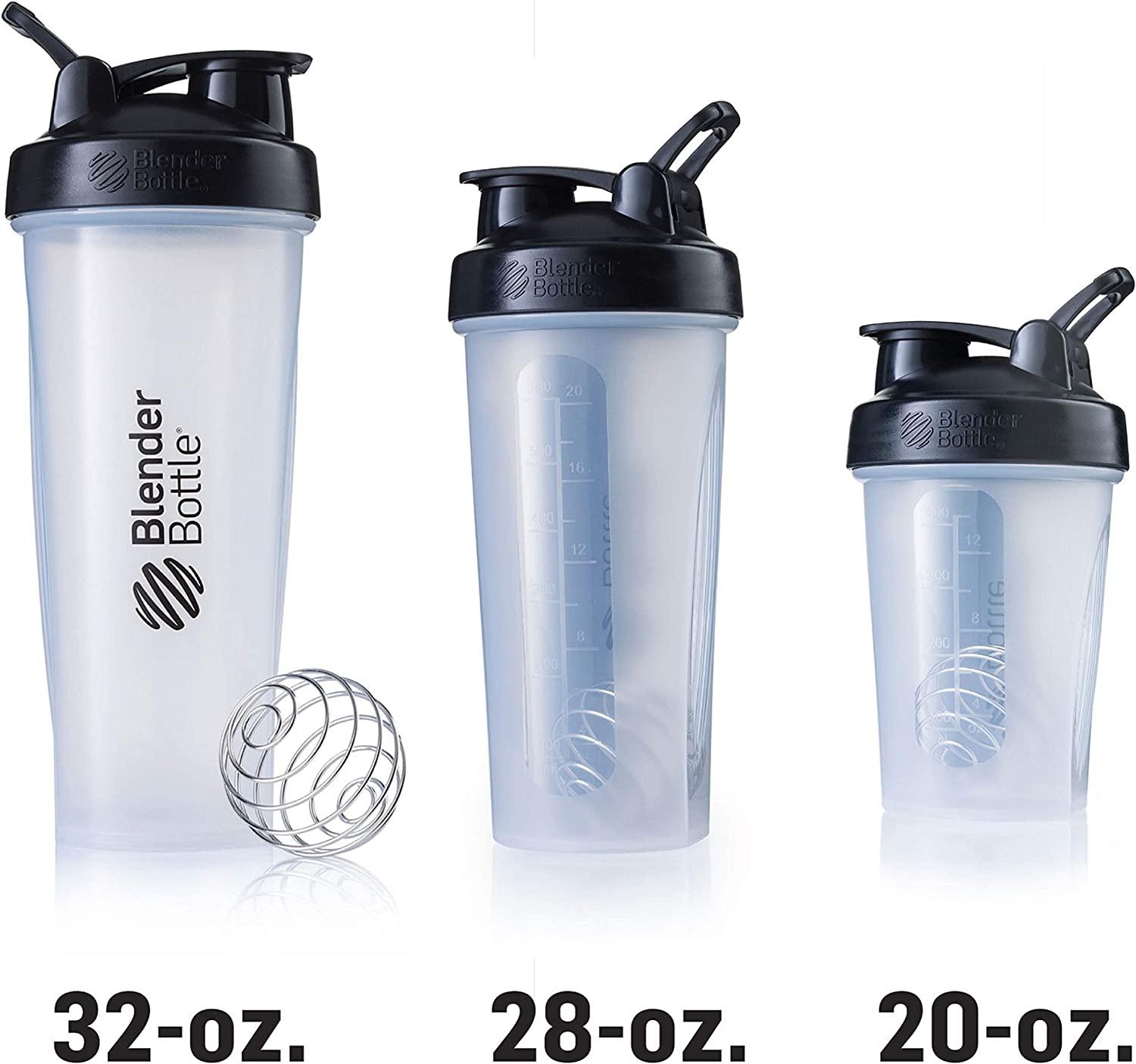 22 Oz. Protein Shaker Bottle With Mixing Ball with Logo 