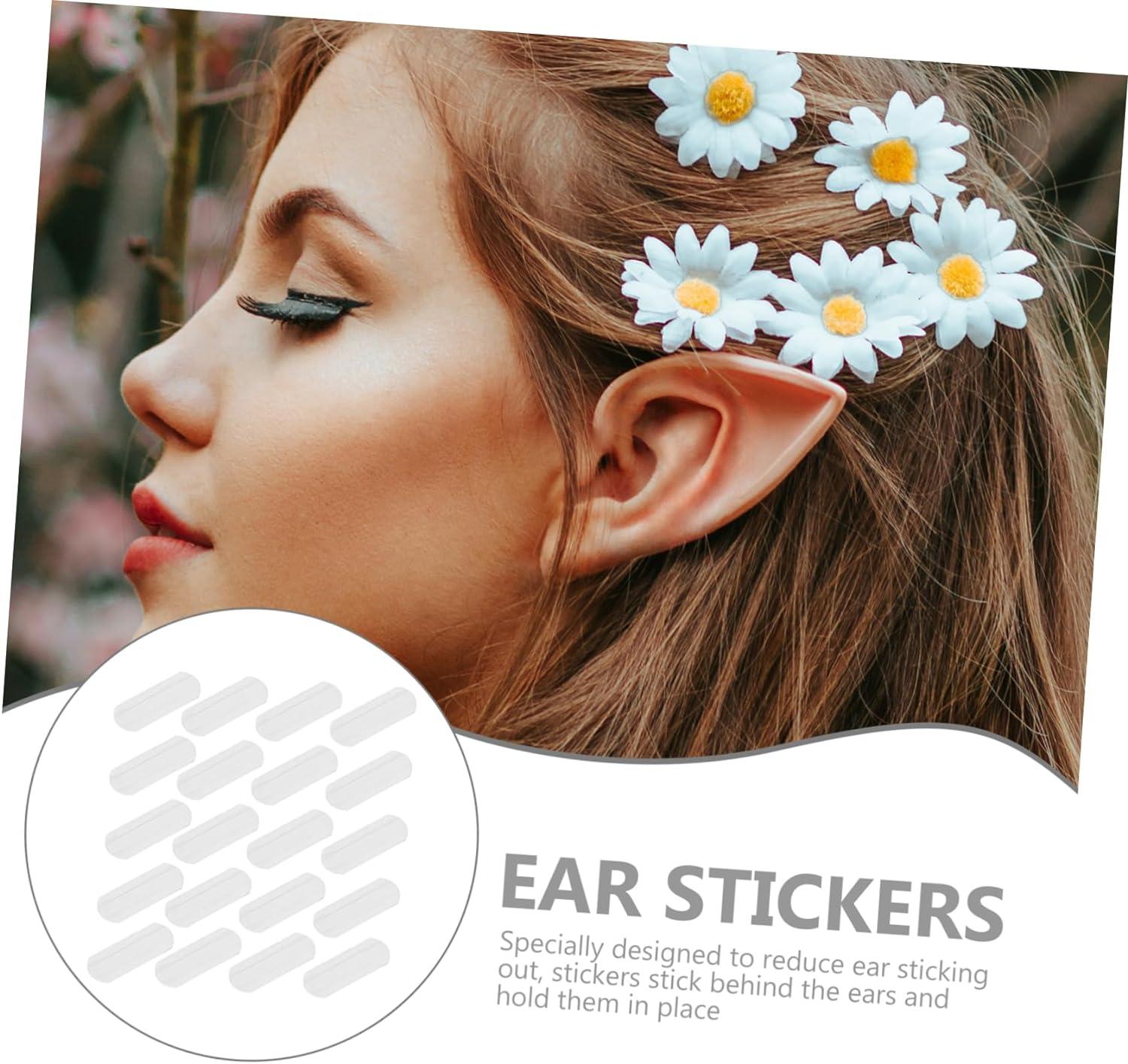 AMIJOUX 30 Pcs Ear Sticker Solves Elf Ear Tapes Big Ear Problem