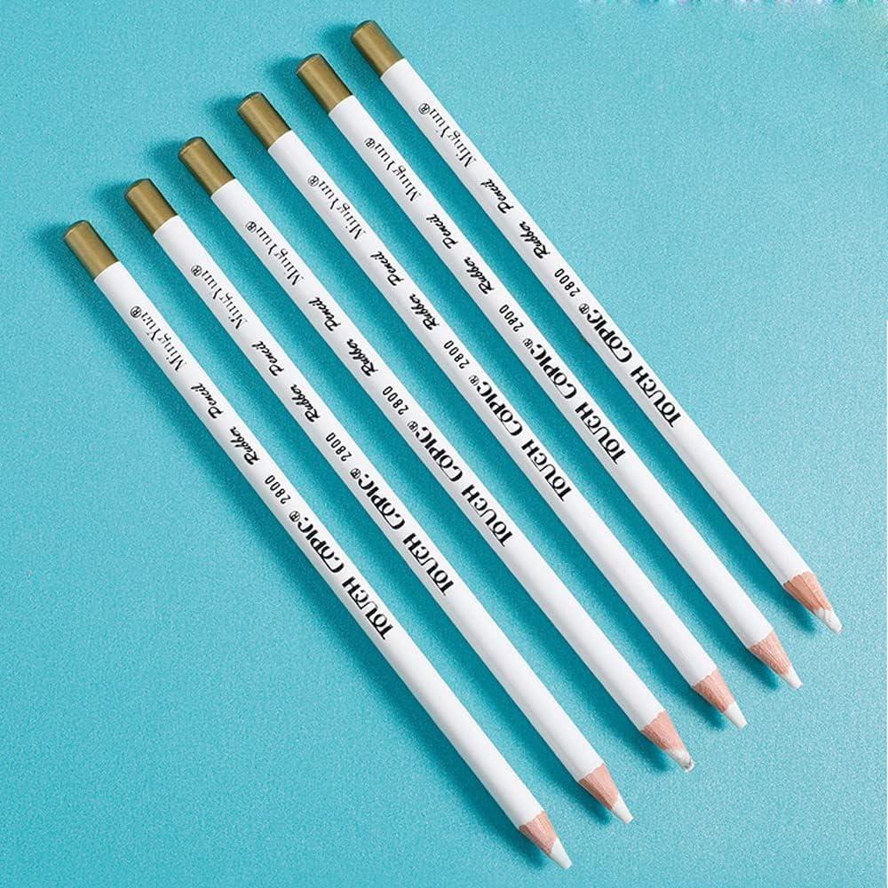 Artist Eraser Pencil Sketch Pencil for Drawing Pen-Style Erasers and Pencil  Sharpener for Home, School and Office Use (6 Pieces)