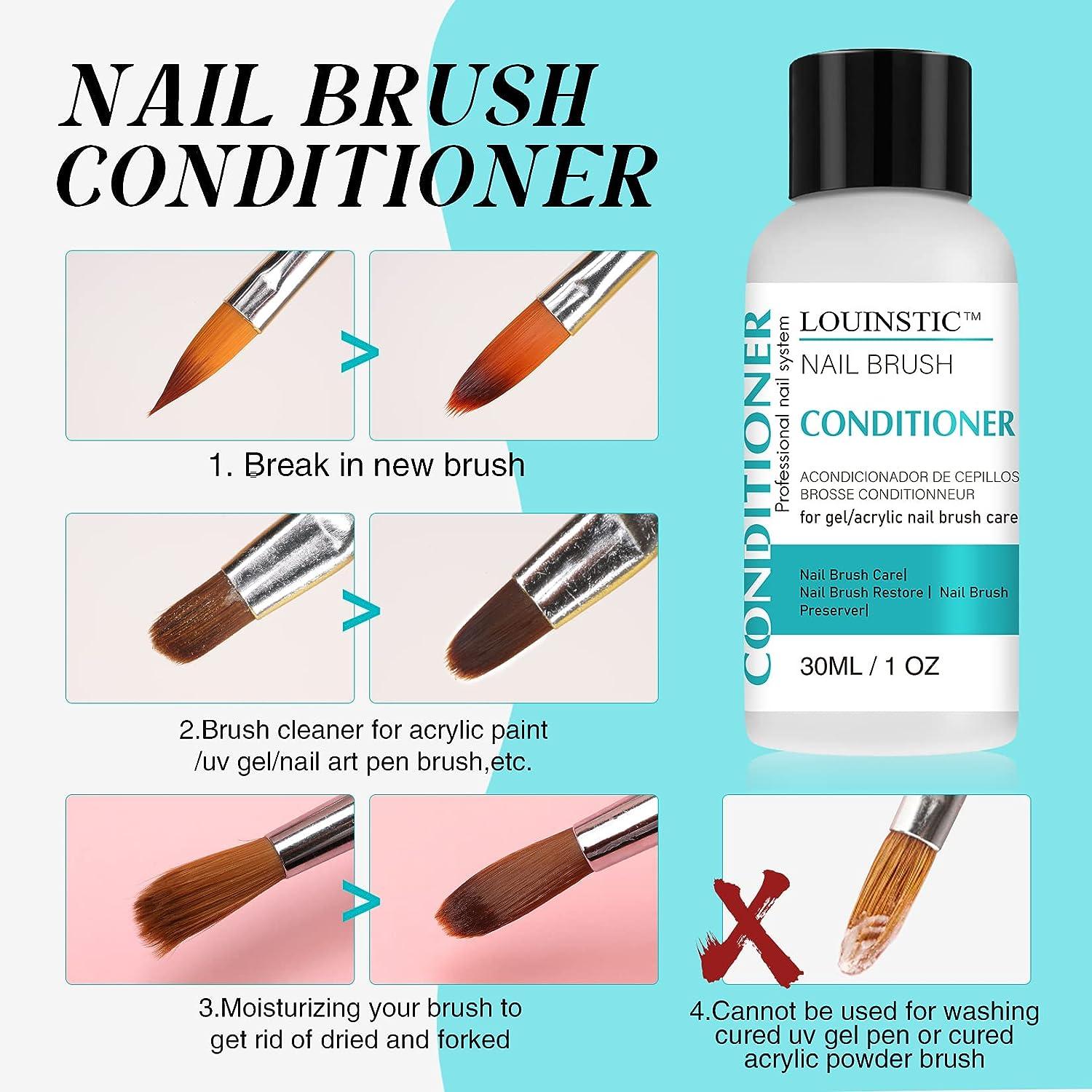 Nail Brush Cleaner & Restorer for Any Nail Art