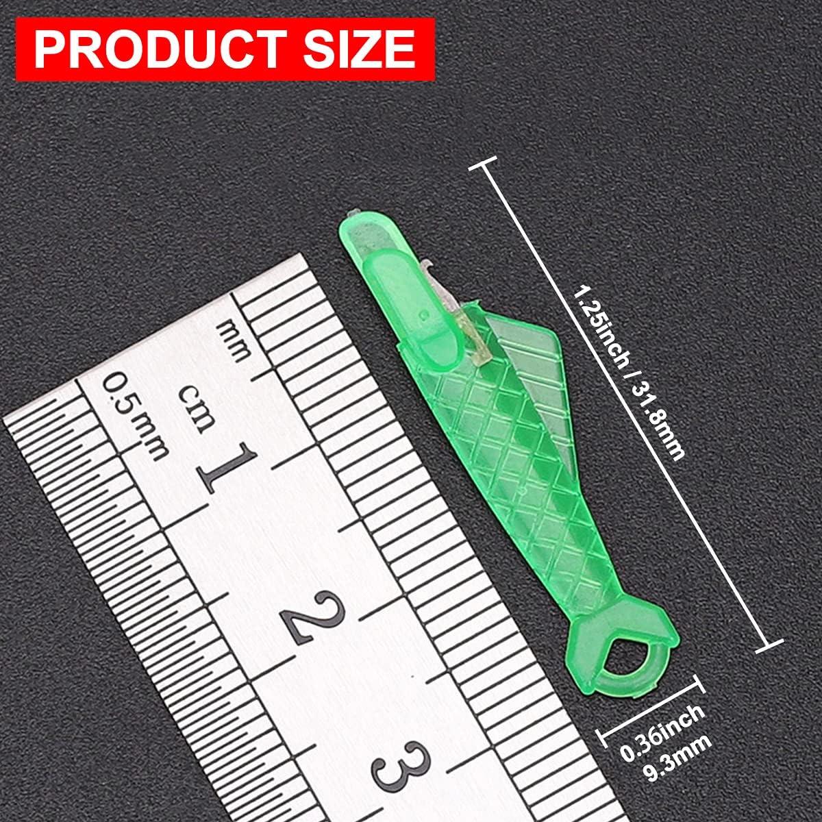 20 Pieces Fish Type Needle Threader Sewing Machine Needle Threader Green Sewing  Needle Inserter Hand Sewing Threader with Case 