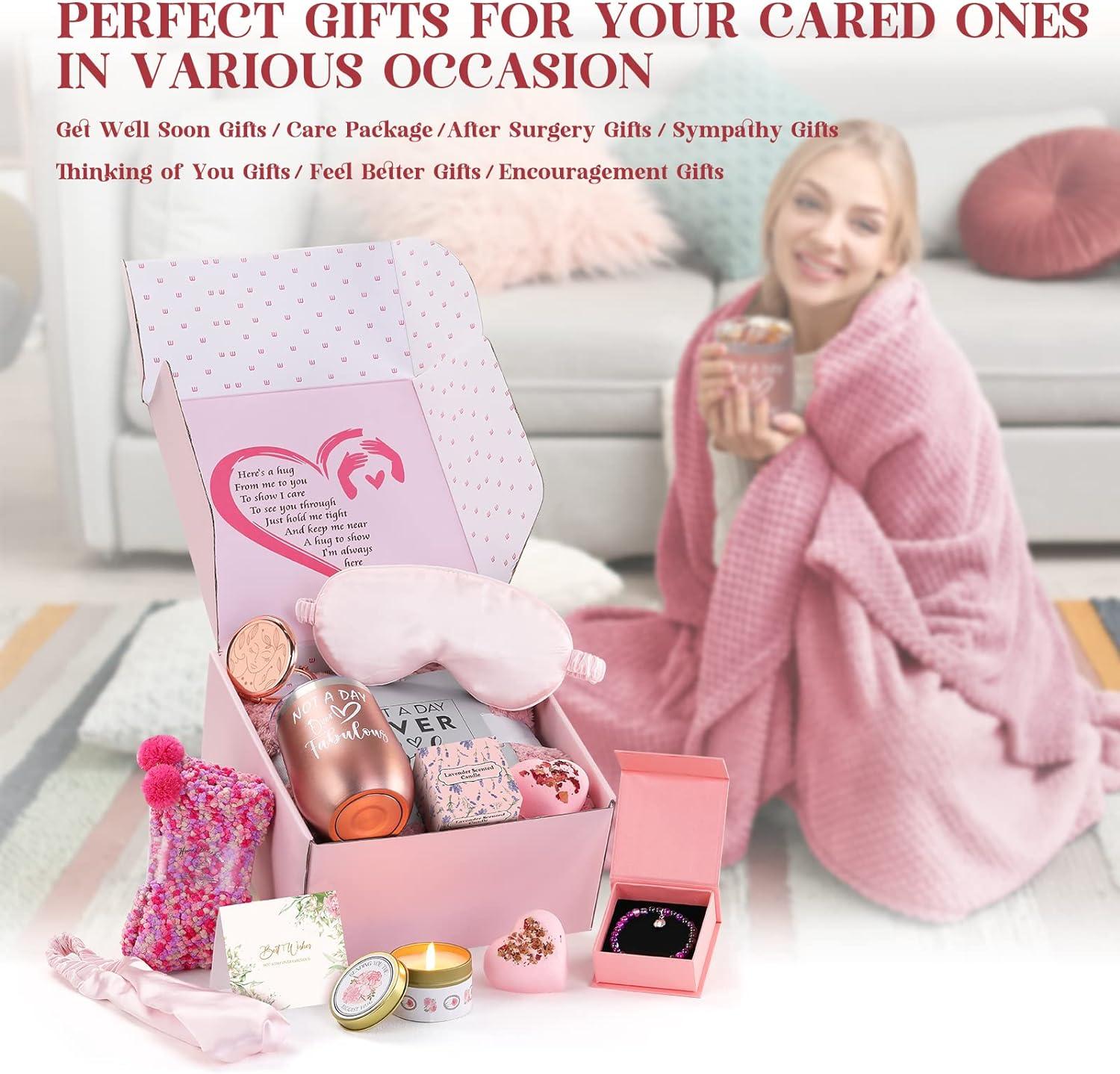 Get Well Soon Gifts for Women - Care Package for Women, Get Well Gifts for  Women after Surgery, Feel Better Gifts for Sick Friends, Cheer Up Gift