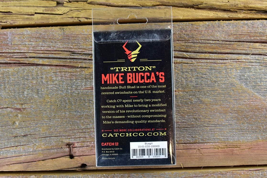 Catch Co Mike Bucca Baby Bull Shad Swimbait 3.75 1/2 oz Golden Shiner