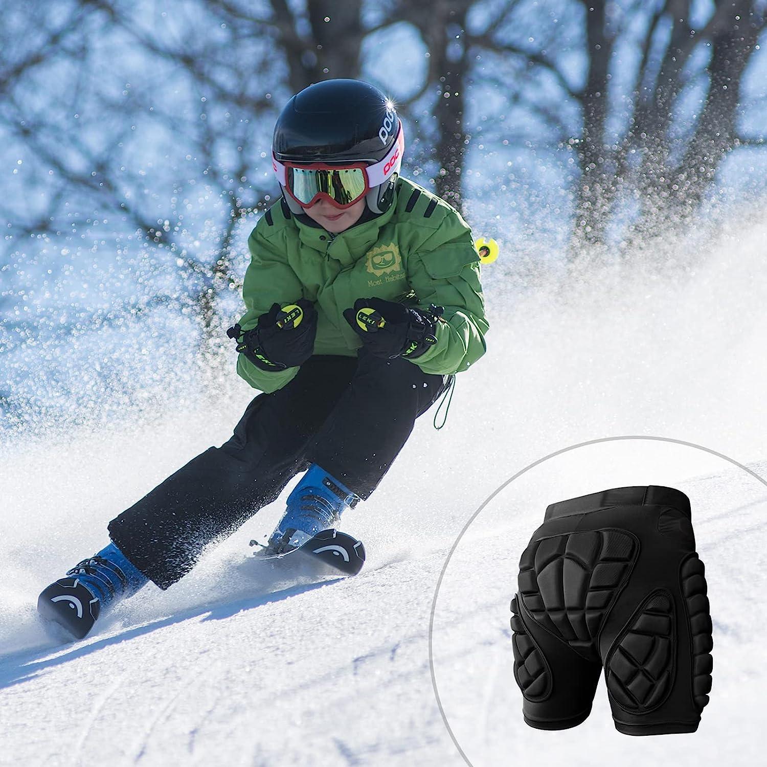 TOMSHOO Protective Thick 3D EVA Padded Shorts Skiing Hip Tailbone Ski  Protection Skating Snowboarding Protection Crash Pants : : Sports  