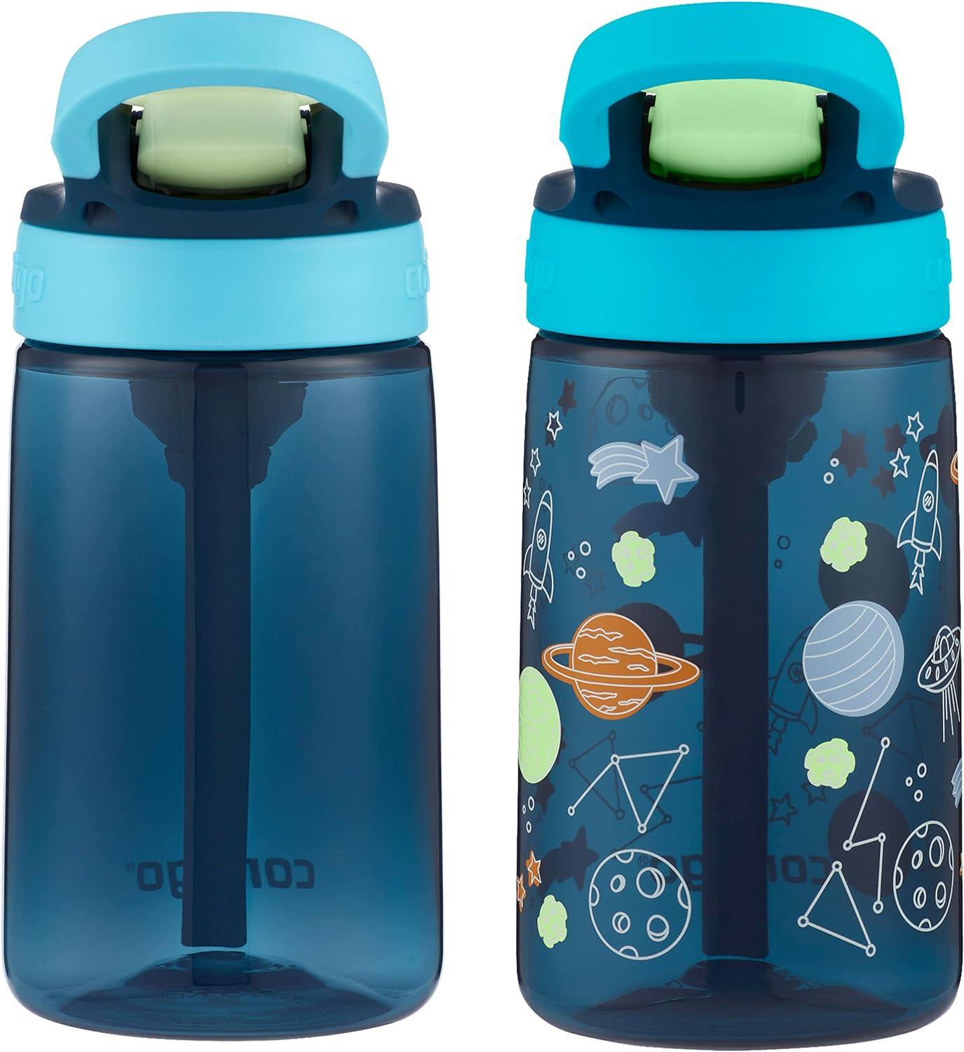 Contigo Kids Straw Water Bottle with Autospout Lid, 14oz