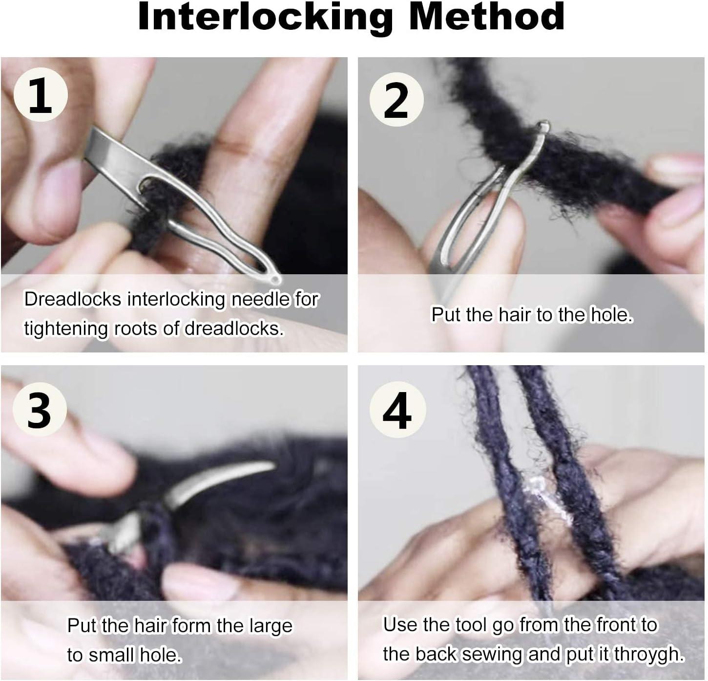 How To Shape Locs Using a Crochet Hook! 