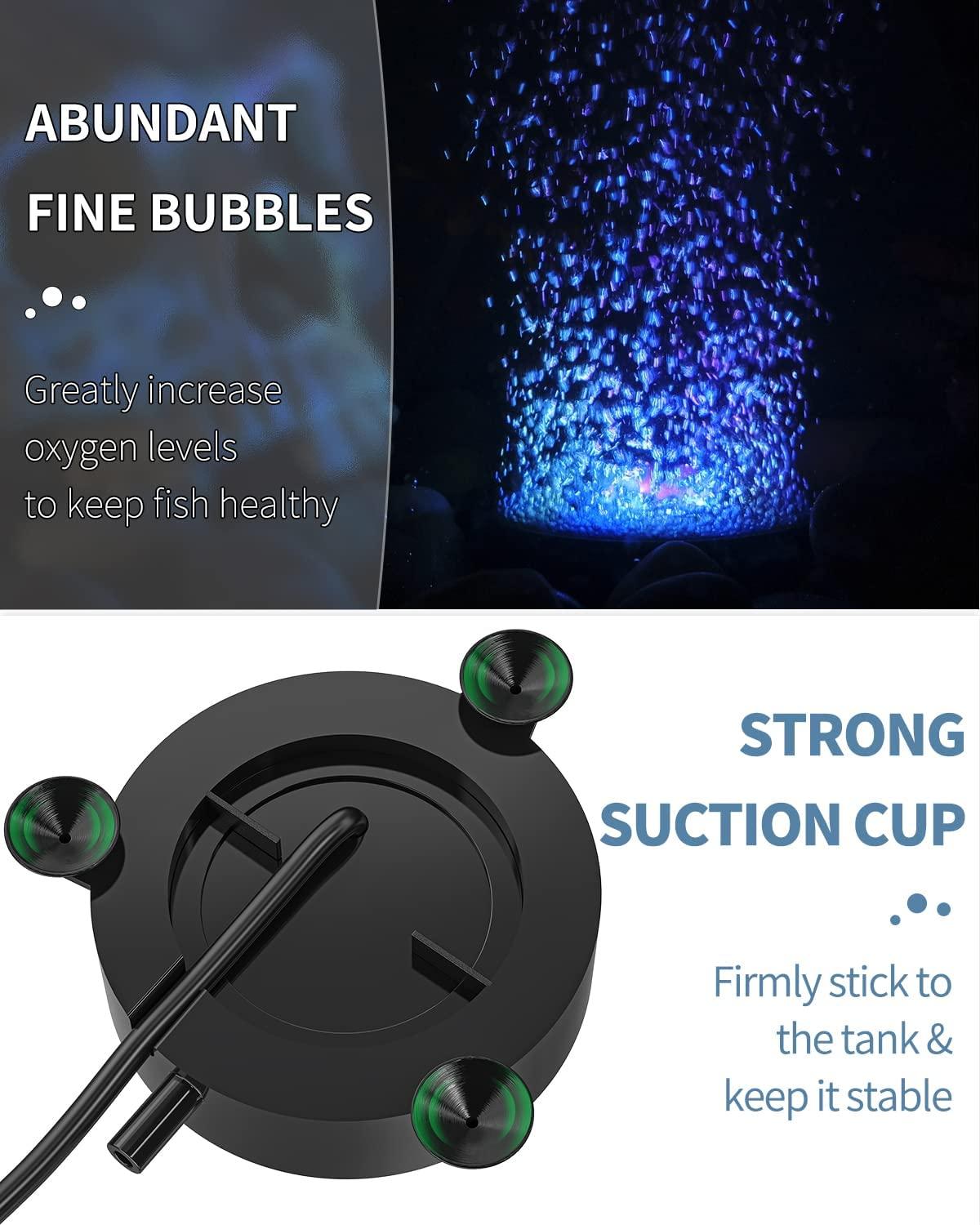 Aquarium Volcano Ornament Kit, Bubbler Decorations for Fish Tank, Aquarium  Air Bubbling 