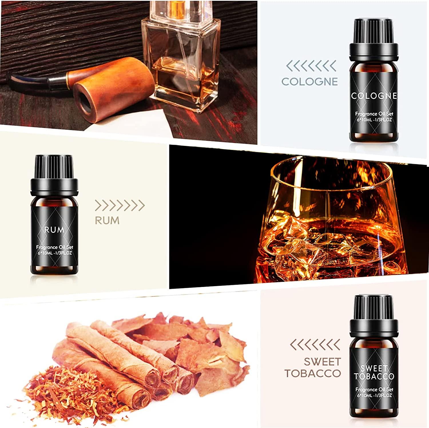 HAPPINTER [Beat Body Odor] Men Essential Oil Set -6x10ML Fragrance