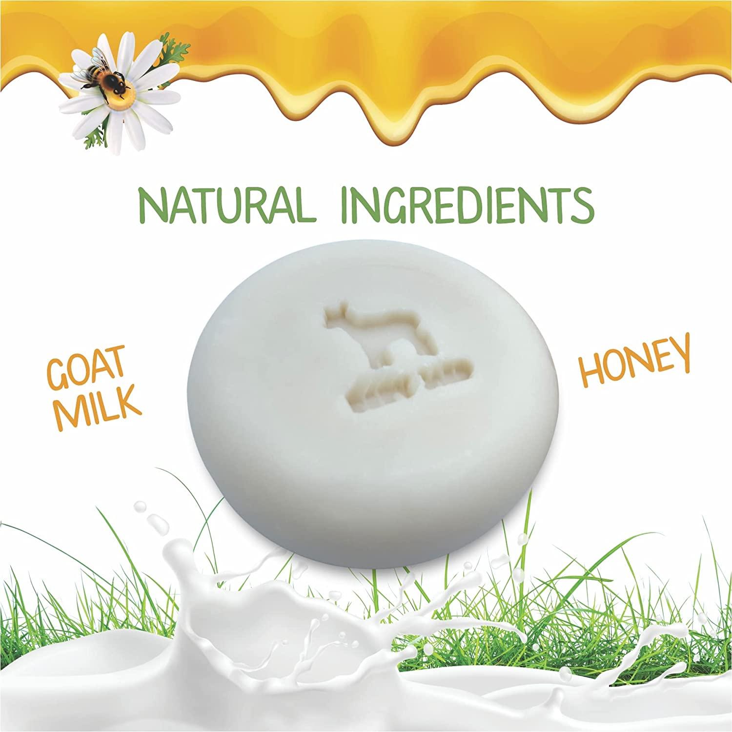 Baby Soap Bar with Goat Milk and Honey - Naturally Cold Processed