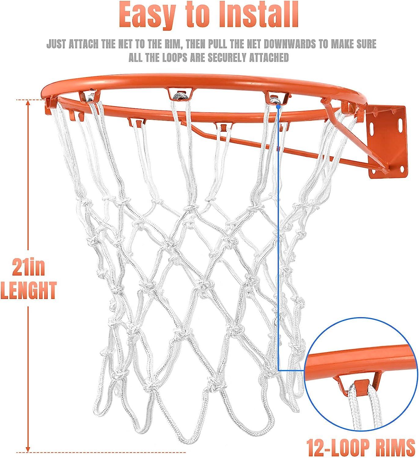 Vazioyar Basketball Net Replacement, Thick Heavy Duty Basketball