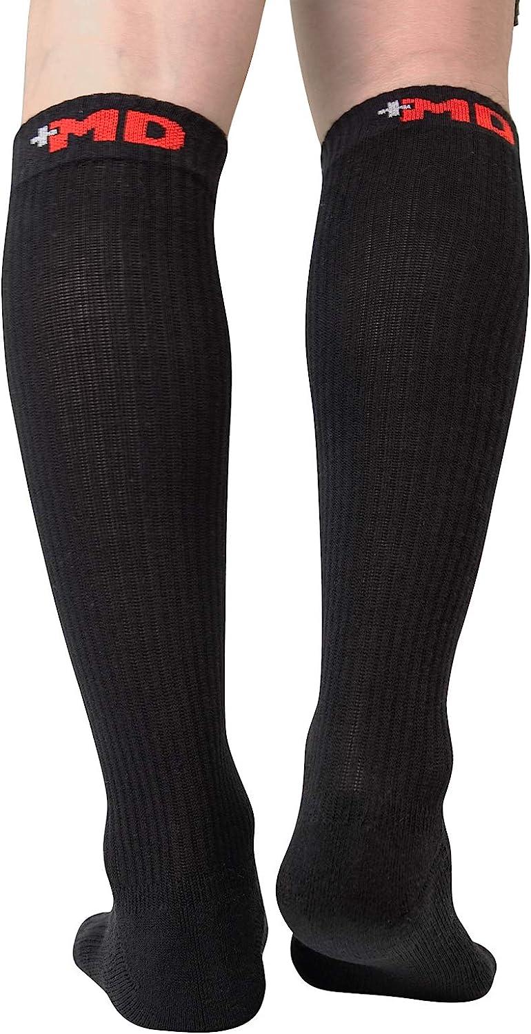 6Pairs Cotton Compression Socks for Men & Women Circulation 8-15mmHg Knee  High Socks 