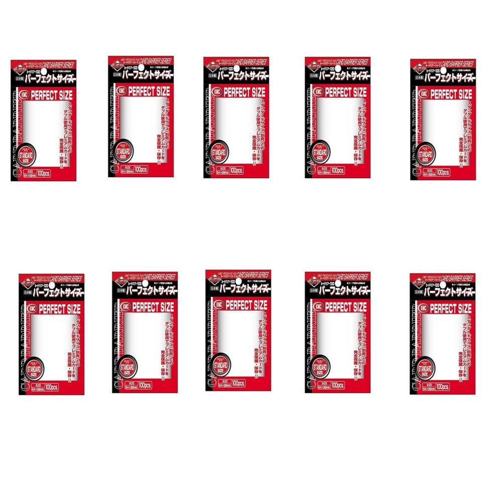 KMC 100 Card Barrier PERFECT SIZE (10 packs/Total 1000) 10-pack