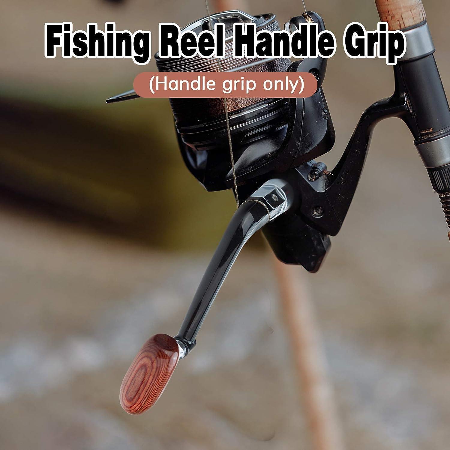 LDEXIN 3pcs Plastic Rotatable Fishing Reel Power Handle Grip Crank Arm Spinning  Reel Folding Rotary Knob