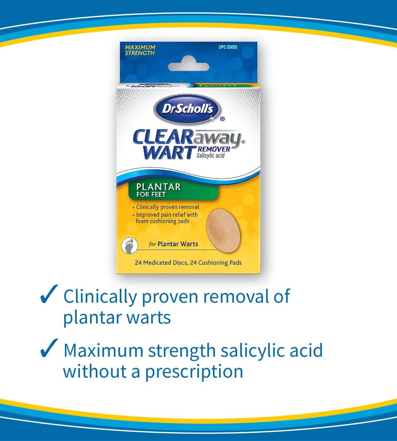 Dr Scholl's Clear Away Plantar Wart Remover 24 EA - Voilà Online Groceries  & Offers