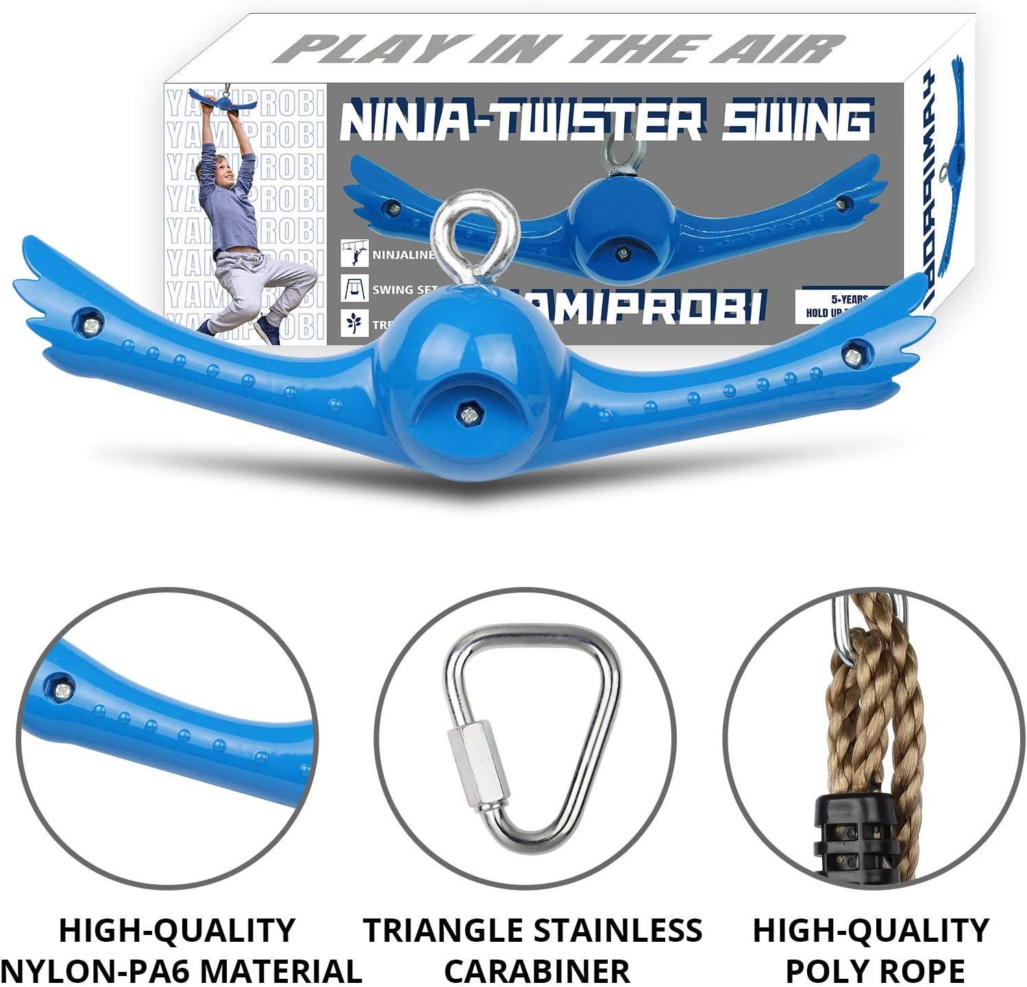 YAMIPROBI Ninja-Twister Swing Spins Set: Slackline Attachments