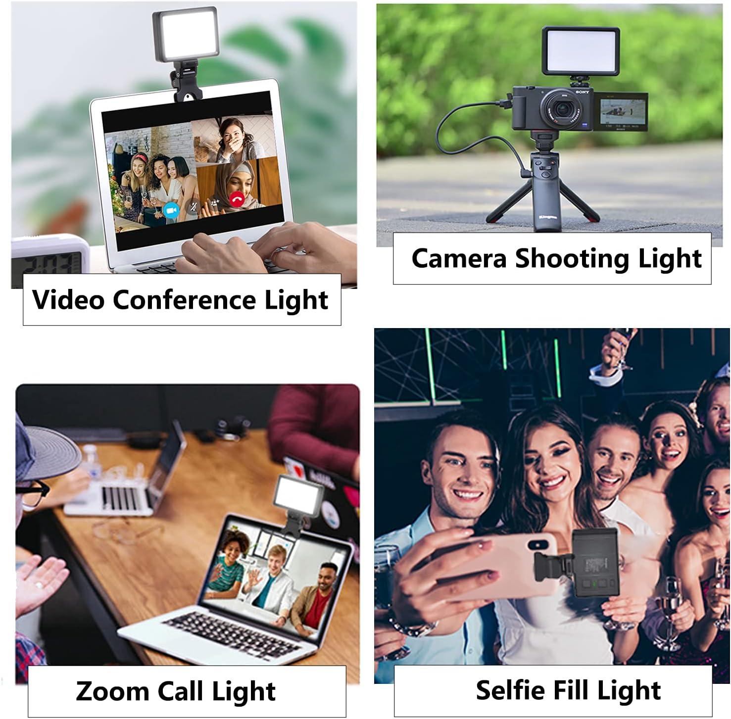 King Ma Luz LED Streaming para Videoconferencia, 3 Modos de luz portatil  Movil Key Light 3200K-5600K Recargable fotografía para Selfie TikTok Live  Streaming/Reunión en línea : : Electrónica