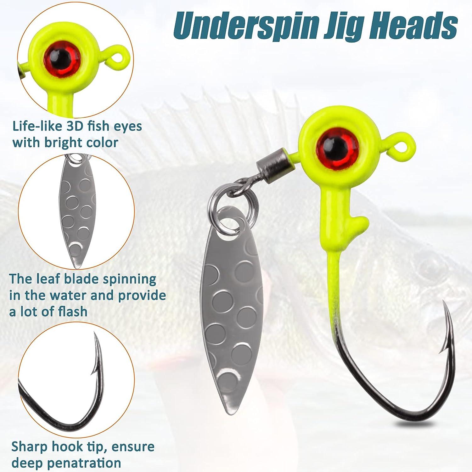 10pcs / 30pcs fishing hooks with big eyes Fish Round Bent Joint
