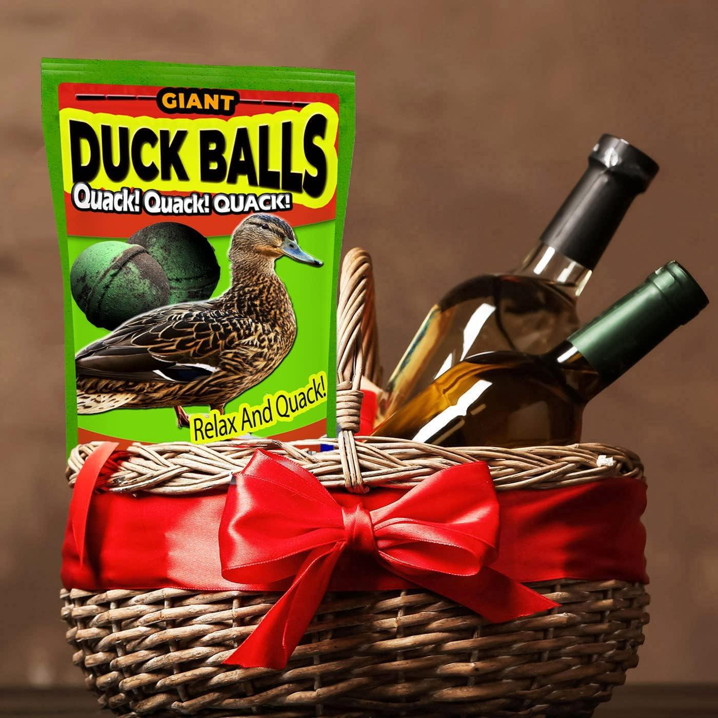 Giant Duck Balls Bath Time Adventure Kit - Funny Gift for Hunters