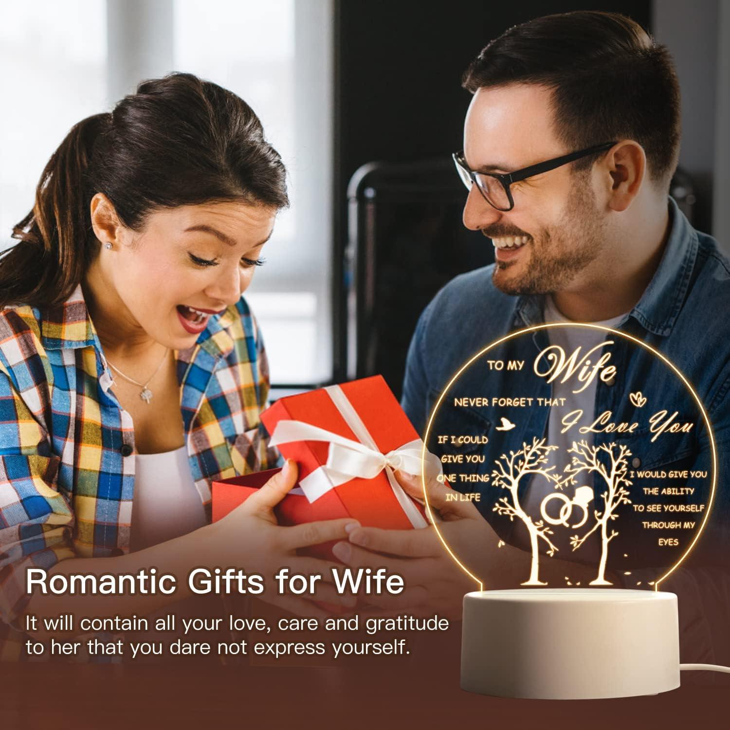 Amazon.com: Gifts for Wife - I Love You Wife Gift Gold Compact Tabletop  Mount Mirror - Romantic Gifts for Her Birthday, Wedding Anniversary, Valentines  Day, Mothers Day, or Christmas : Beauty &