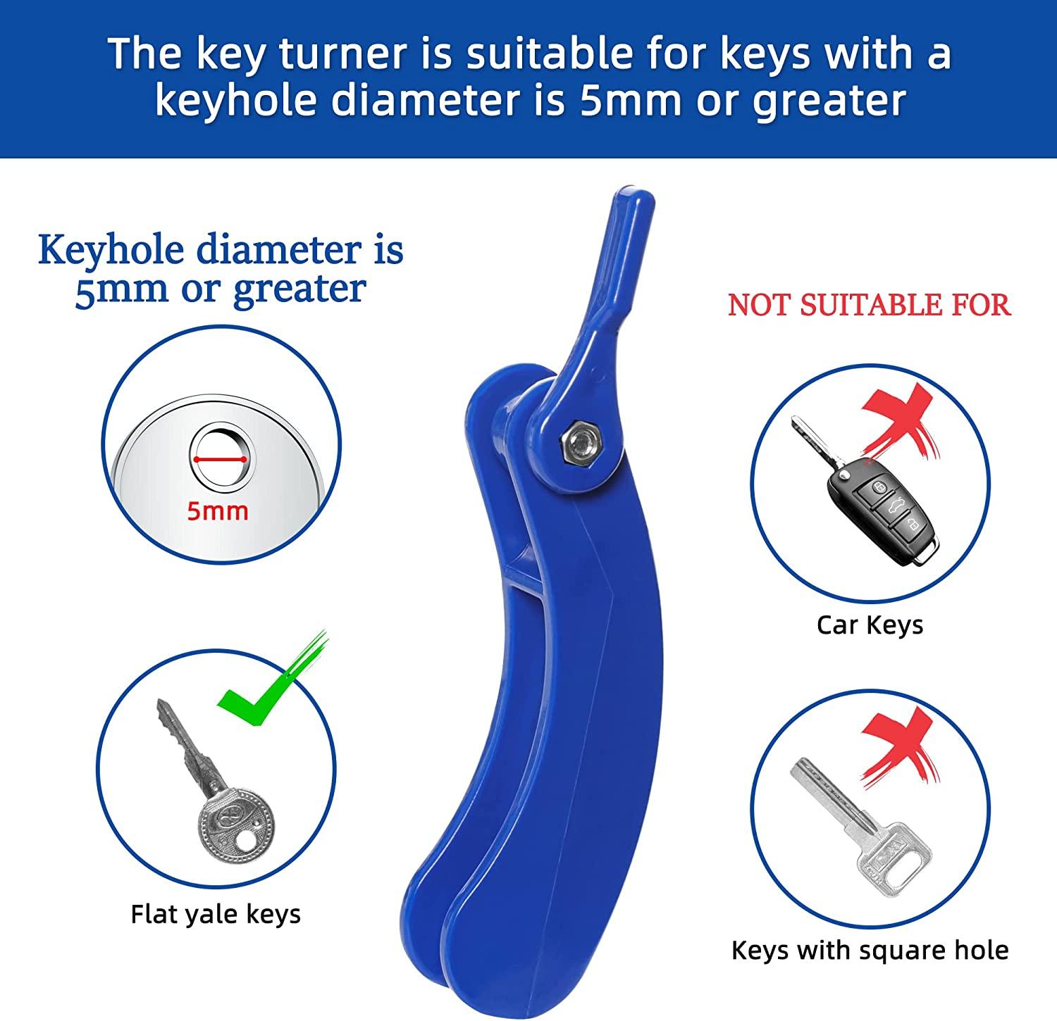 Peermax Turn Right Key Turner Aid for People with Arthritis or weak Hand  Grip | Assist Devices for Elderly and Seniors Key Holder Tools for Hands 