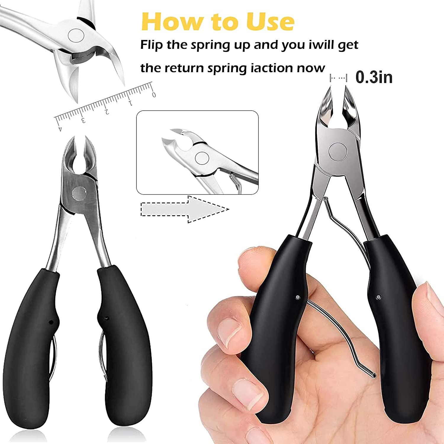 DIABETIC Toe Nail Clippers Nippers Cutters - Ingrown Podiatry