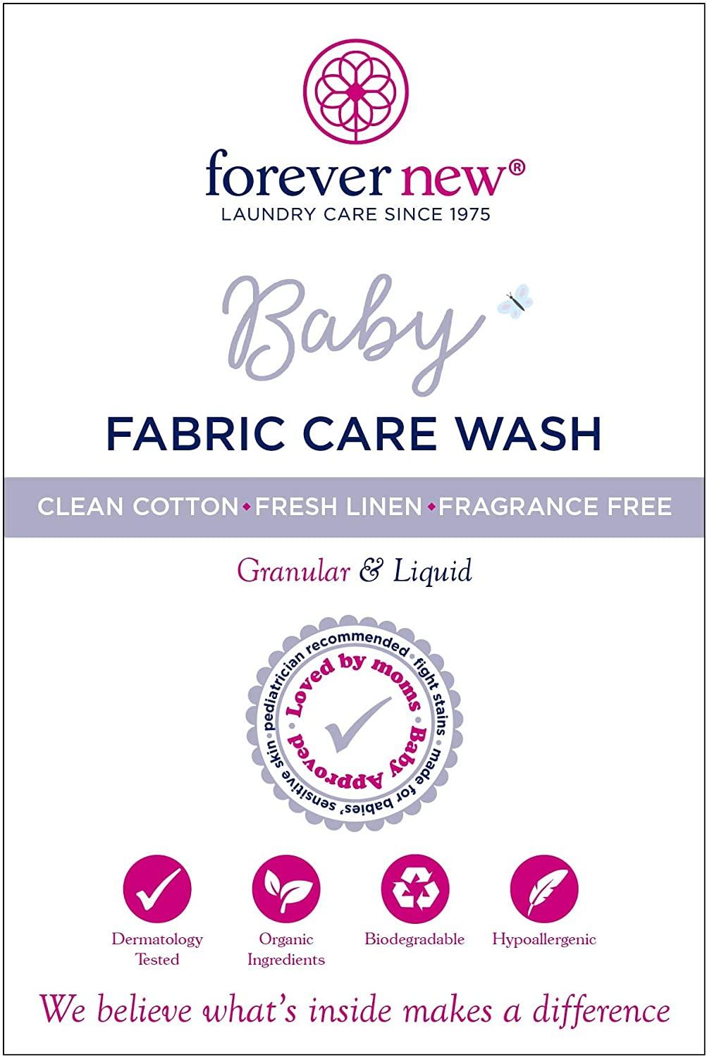 Forever New Baby Liquid Clean Cotton Detergent 32 fl oz