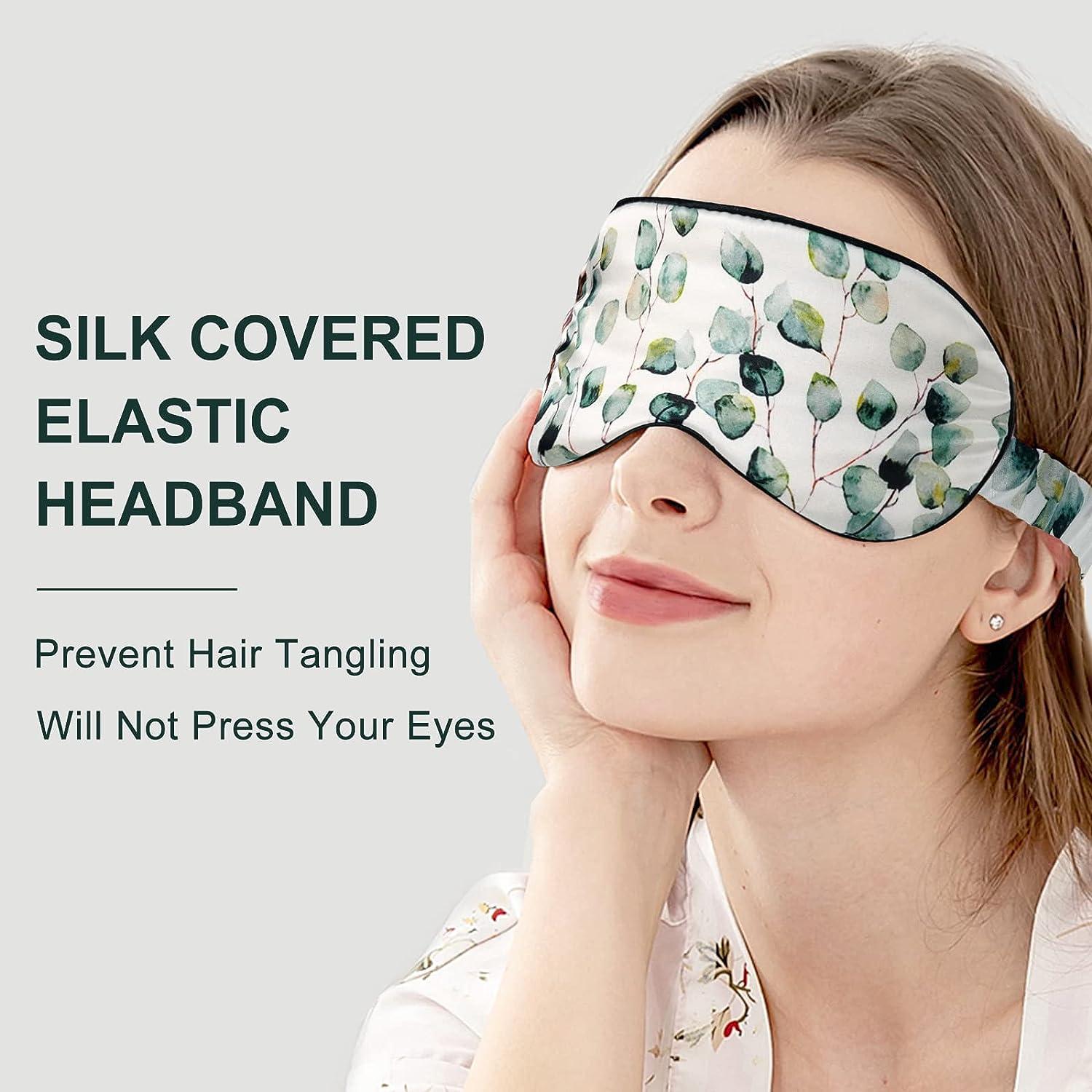Olesilk Sleep Mask Silk Eye Mask & Blindfold 100% Mulberry Silk Filling –  OLESILK