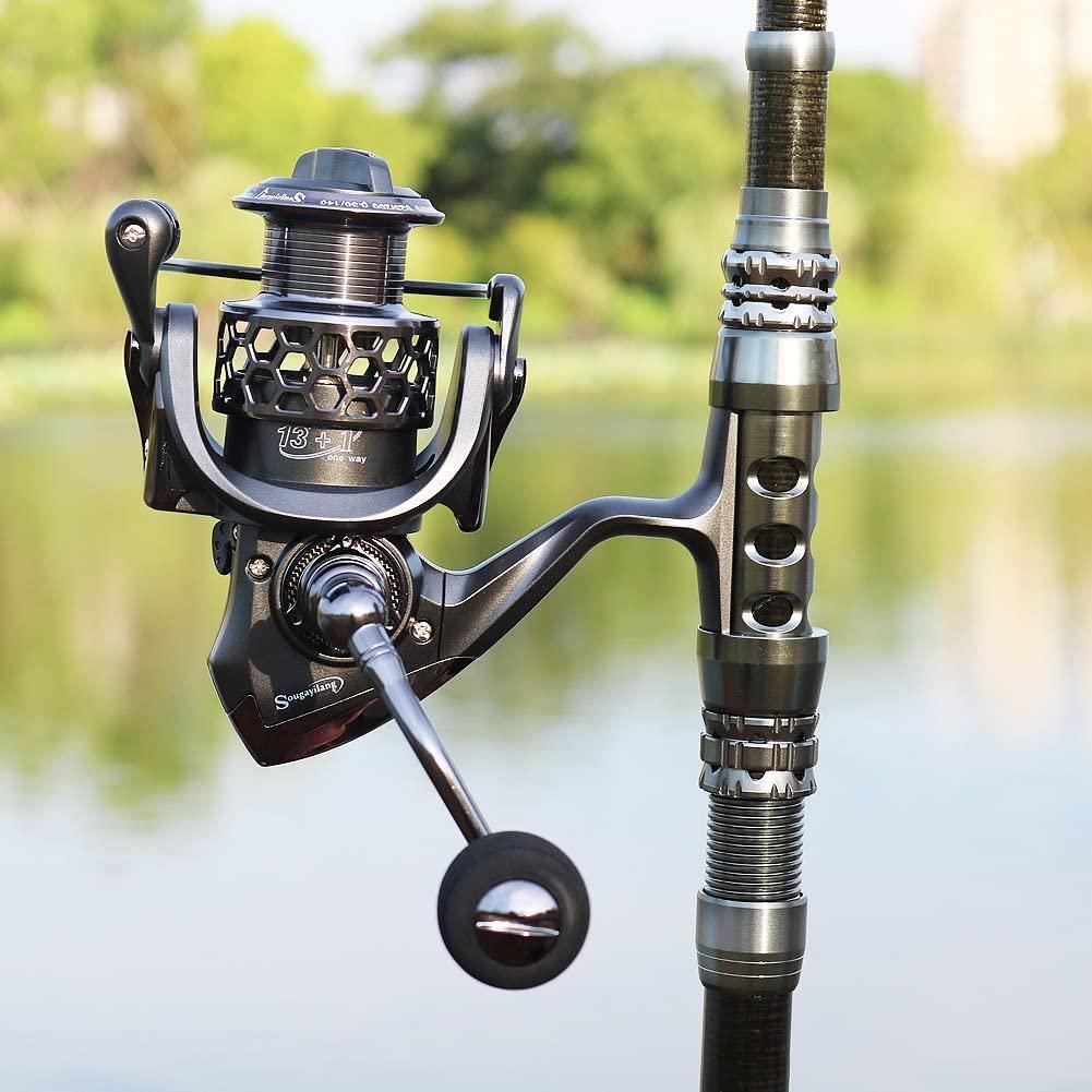Sougayilang Fishing and Reel Combo Portable Telescopic Fishing Spinning Reel  for Travel/Saltwater/Freshwater Fishing, 2.1M/6.89FT Rod+XY3000 Reel price  in UAE,  UAE