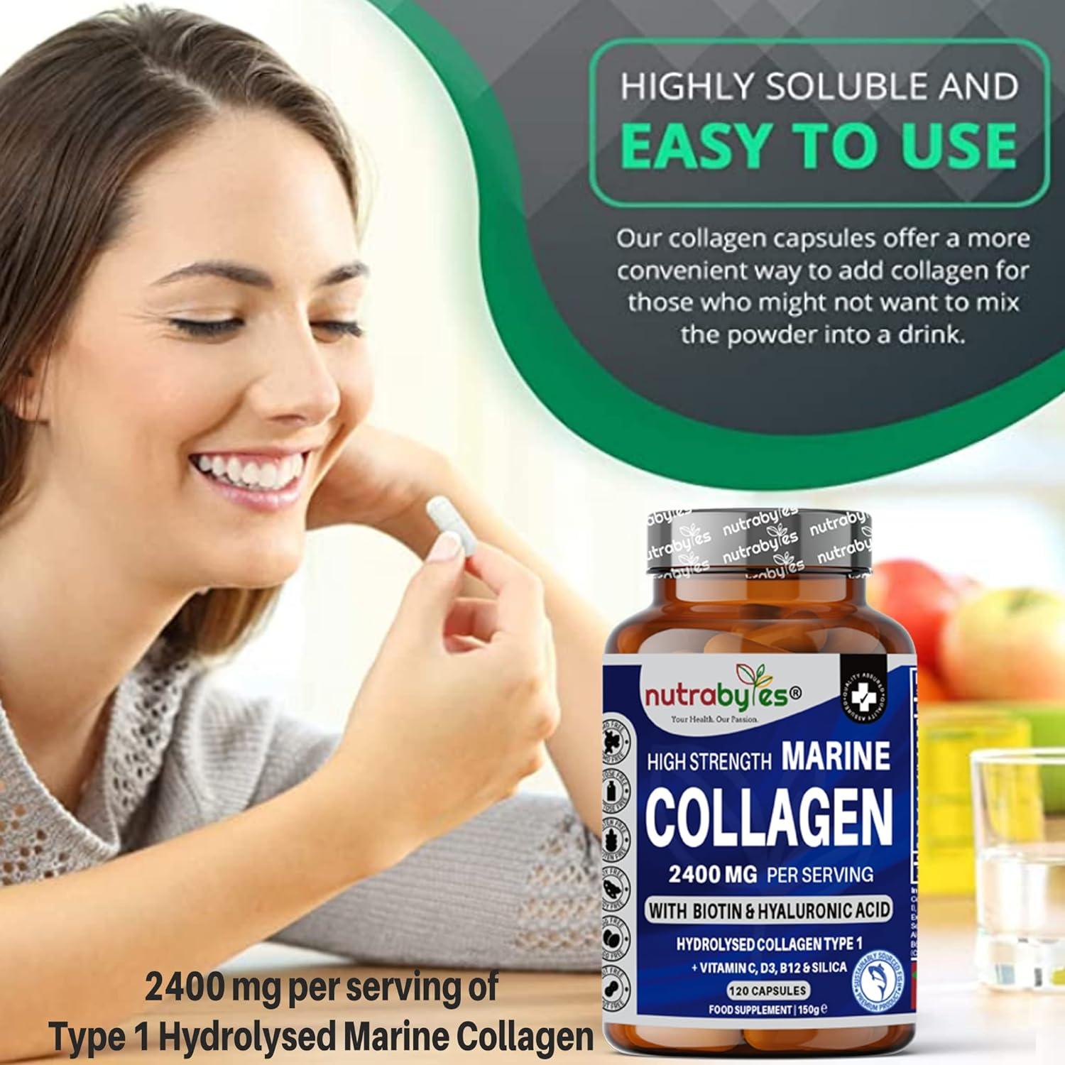 Marine Collagen, Silica, Biotin & Hyaluronic Acid
