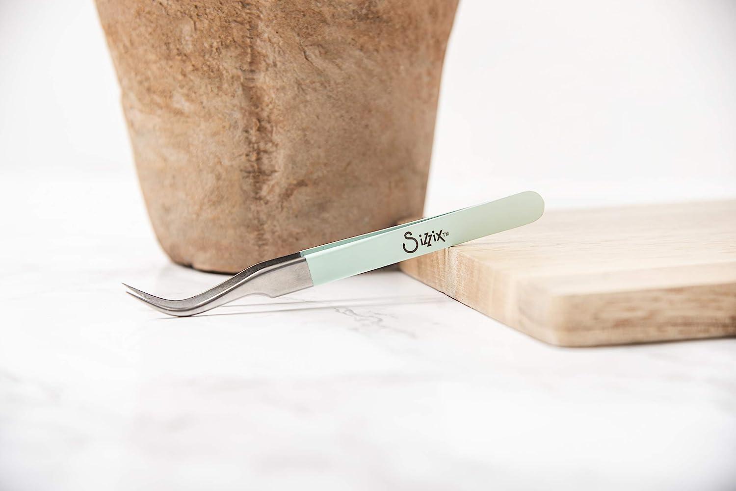 Sizzix Craft Tweezers Precision Tool Curved Fine Tip 