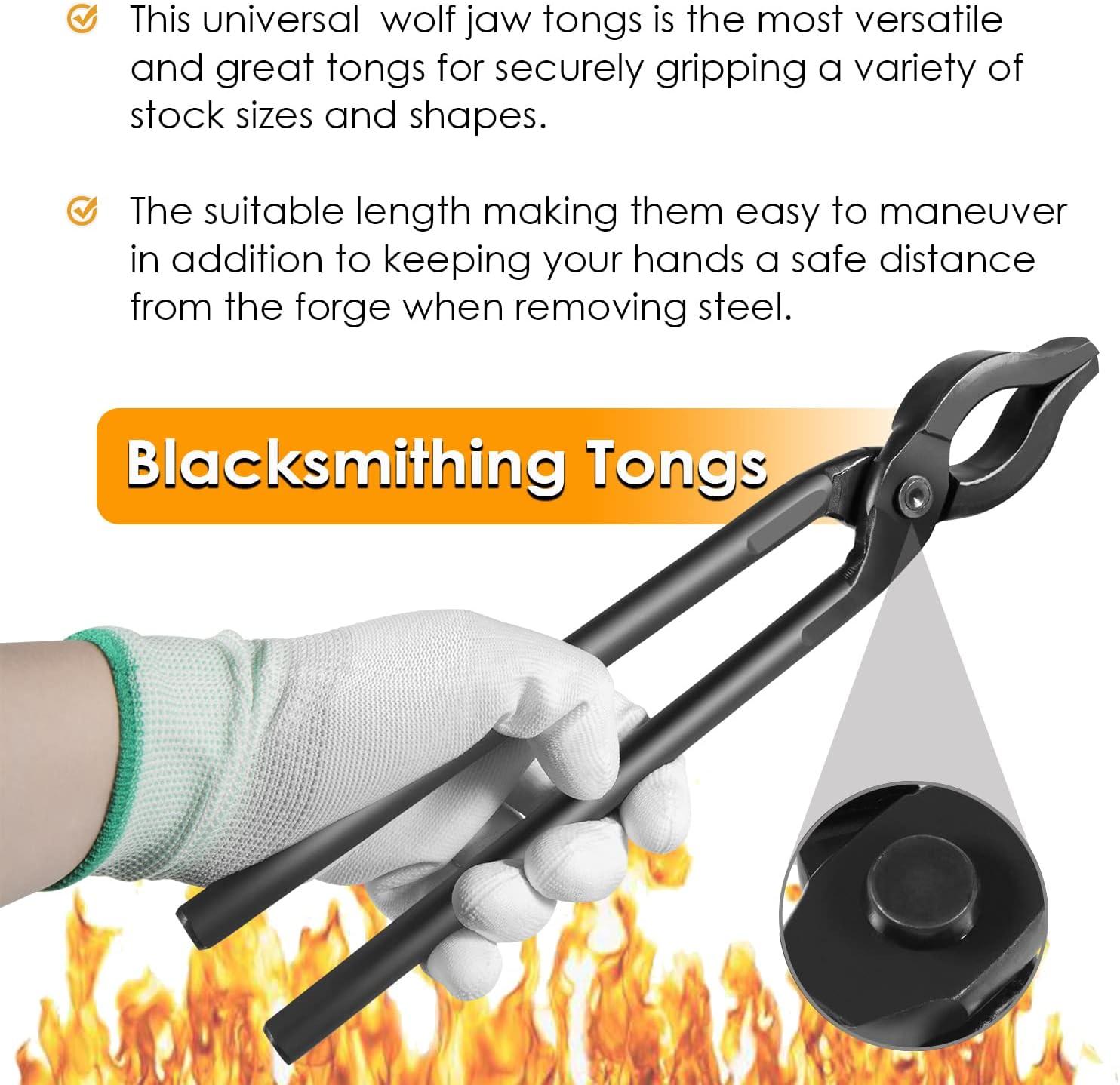  Blacksmith's Tongs Blacksmith Tongs Bladesmith Knife