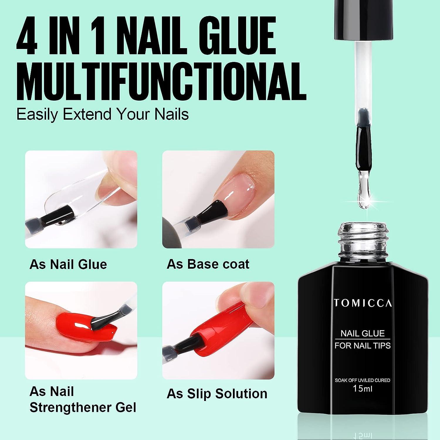 Nail Glue For Acrylic Nails Nail Glue For Rhinestones And Gems Nail Glue  For Nail Tips Uv Light YK G253-5233 - Walmart.com
