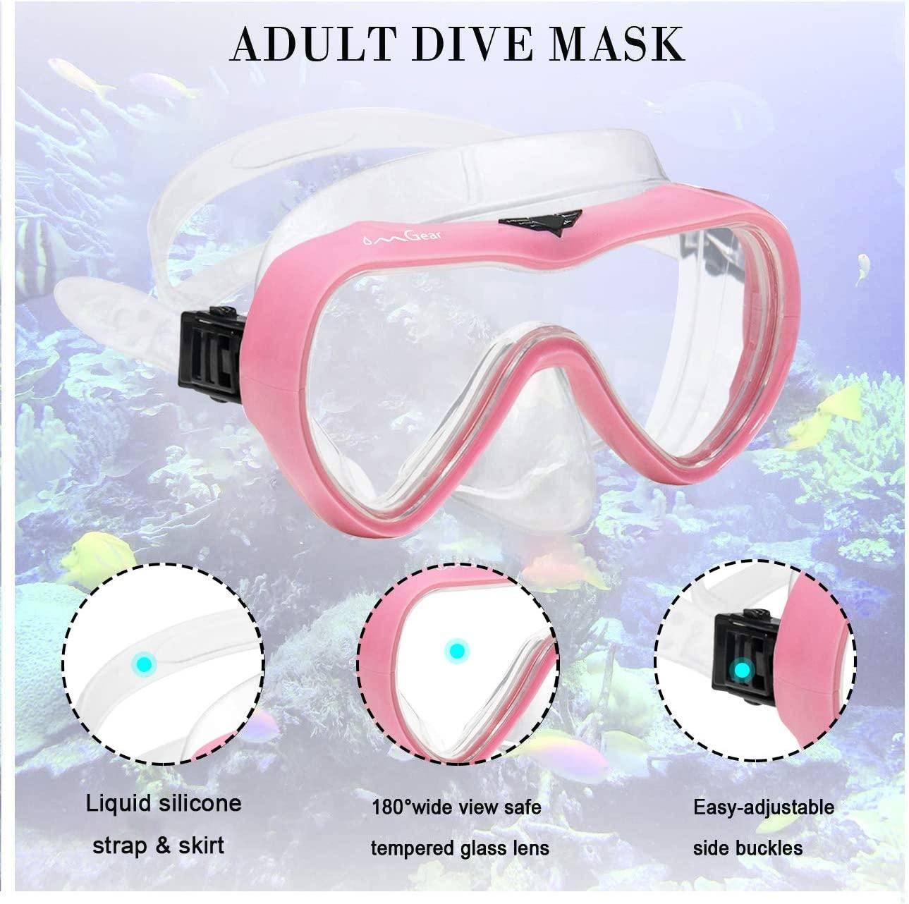 Low Volume Free Diving Mask - Youth Silicone Swimming Mask Suitable for  Adults Teenager Scuba Dive Glasses with Tinted Lens - AliExpress