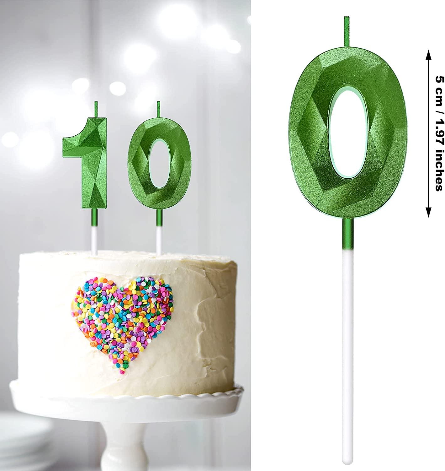 Amazon.com: Gold Glitter Happy 10th Birthday Cake Topper,Hello 10, Cheers  to 10 Years, 10 & Fabulous Party Decoration : Grocery & Gourmet Food