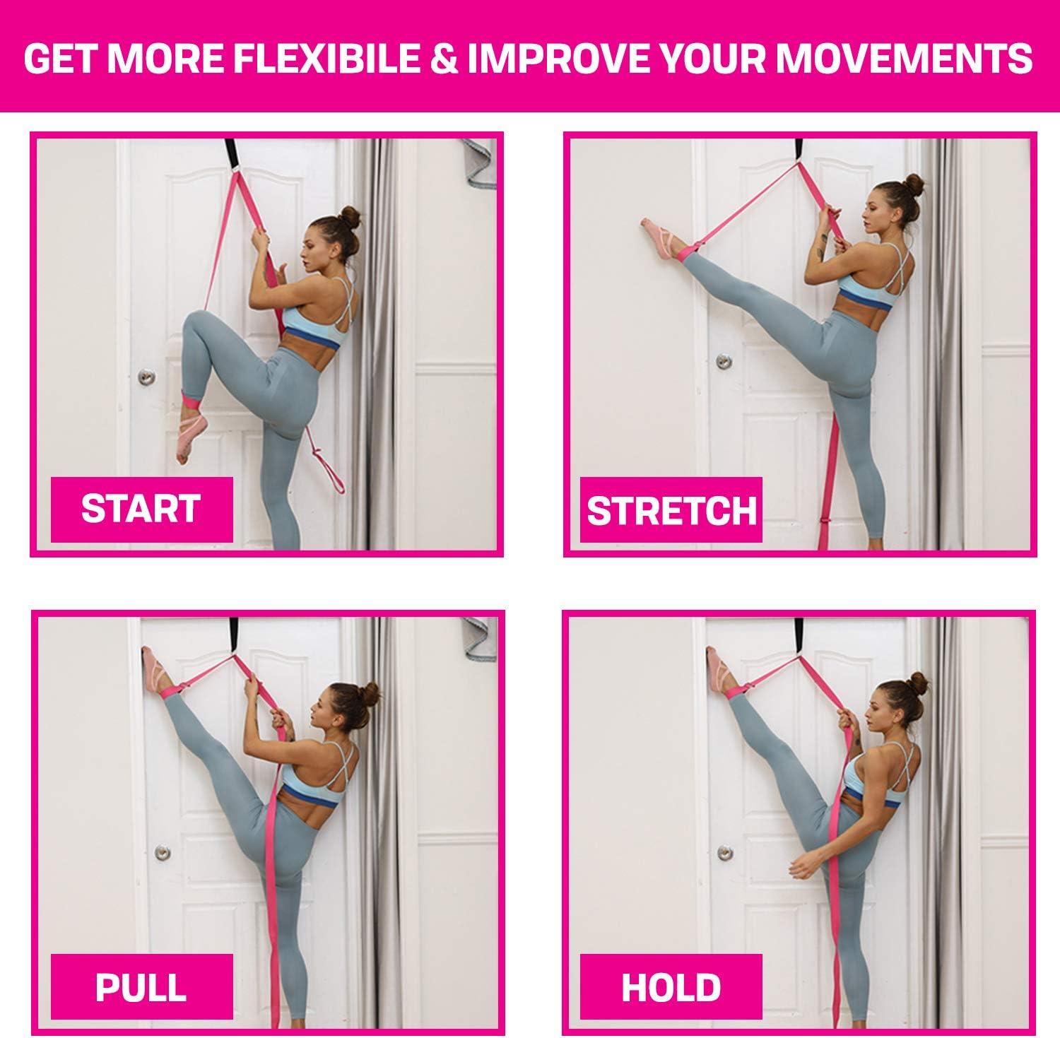 Pink Leg Stretcher Split Leg Training Stretching Machine Martial Arts  Exercise
