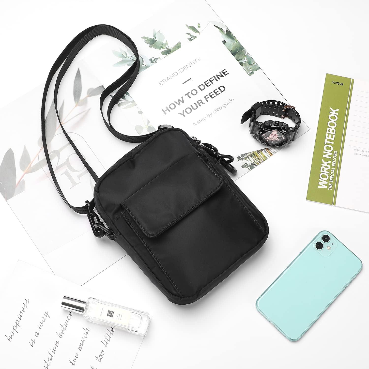 Men Oxford Shoulder Bag Handbag Crossbody Phone Pouch Wallet Chest Sling Bag