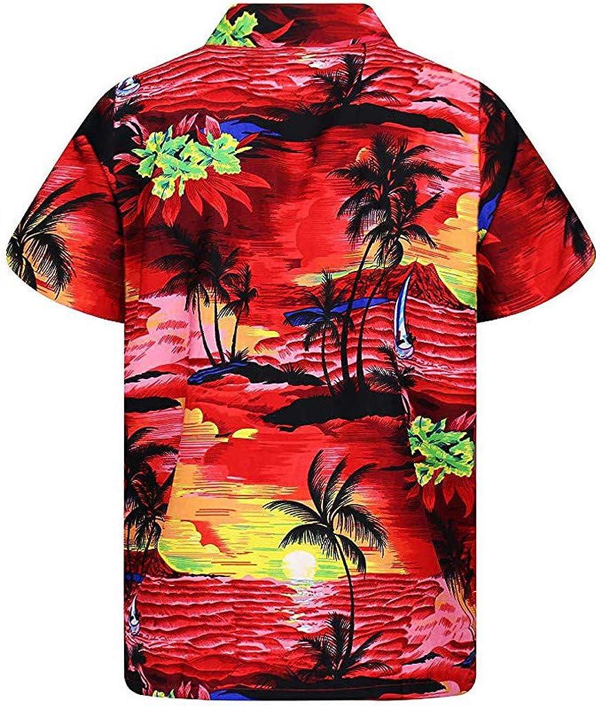 Funny Fishing Short Sleeve Casual Button Short Sleeves Hawaiian Shirts For  Women And Men 