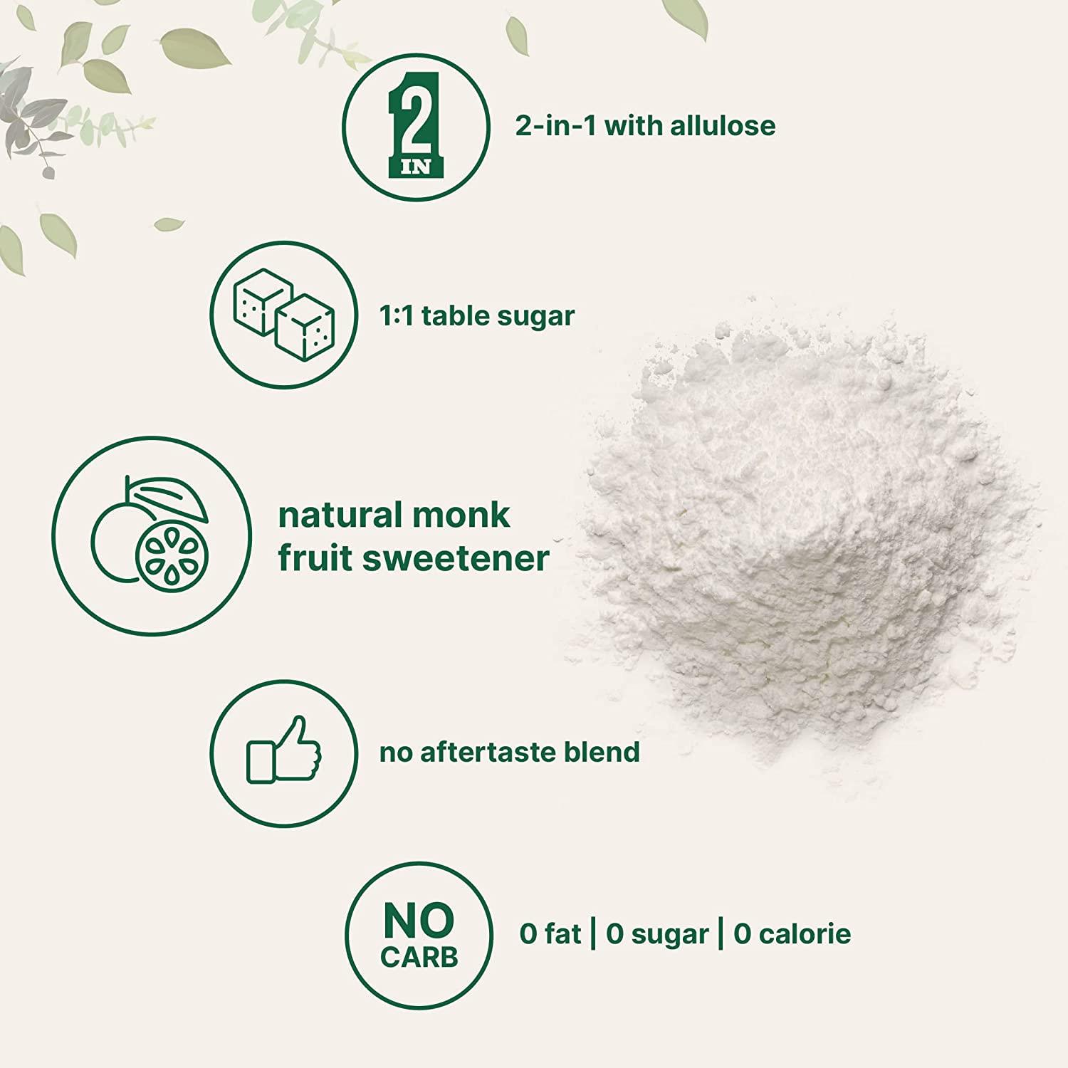 Pure Allulose - Keto Friendly Natural Sweetener - 2 lbs