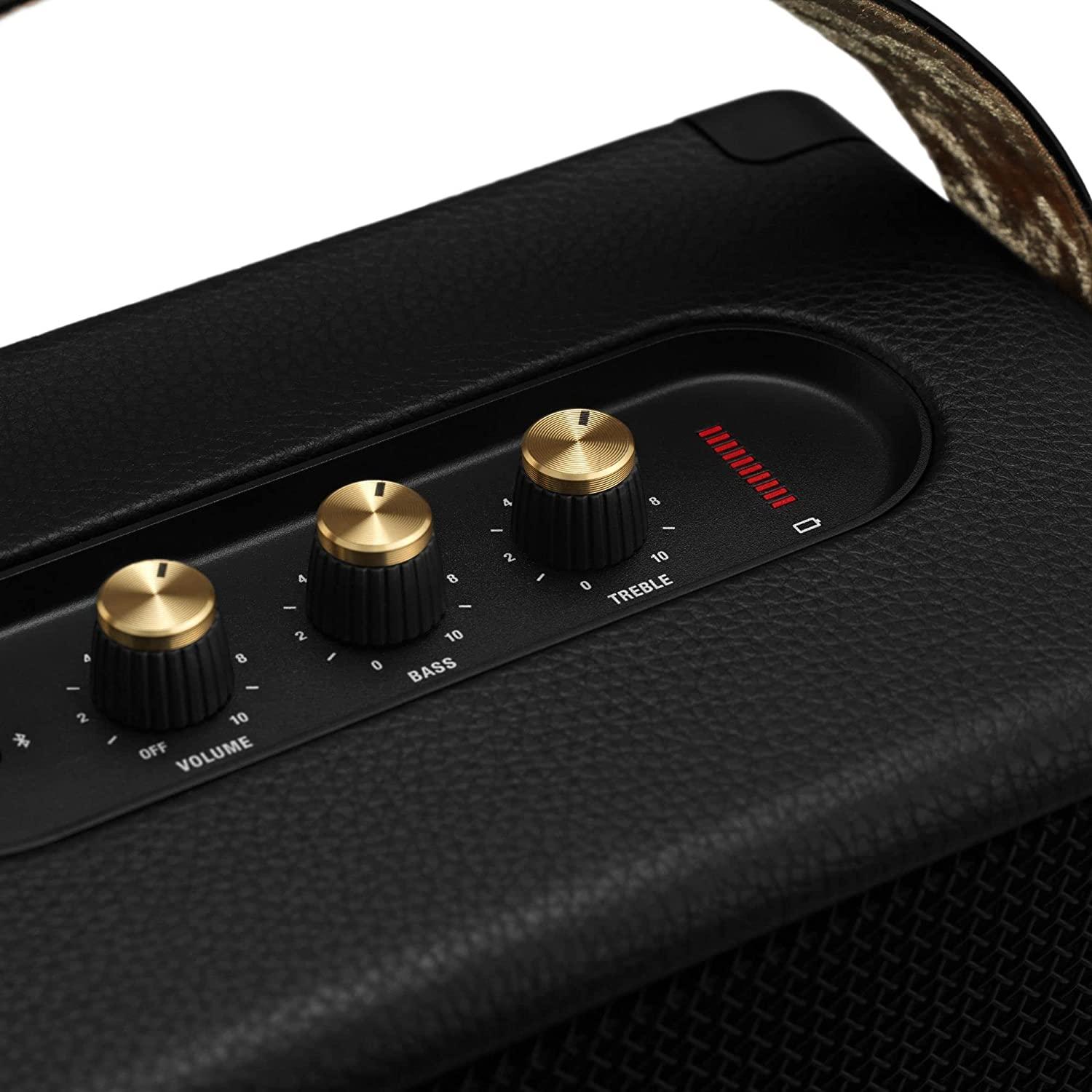 Speaker & Speaker Black Black Kilburn II Marshall Portable Bluetooth Brass and - Brass