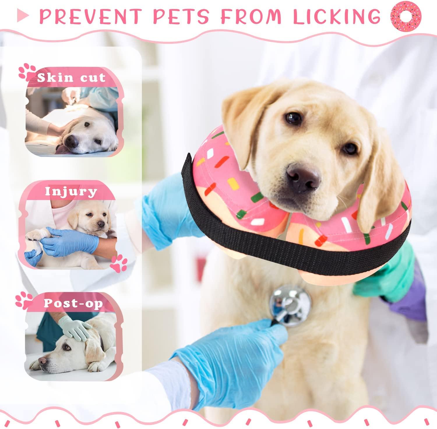 Inflatable Dog Cone for Large Dogs - Soft Donut Collar to Prevent Licking  After Surgery