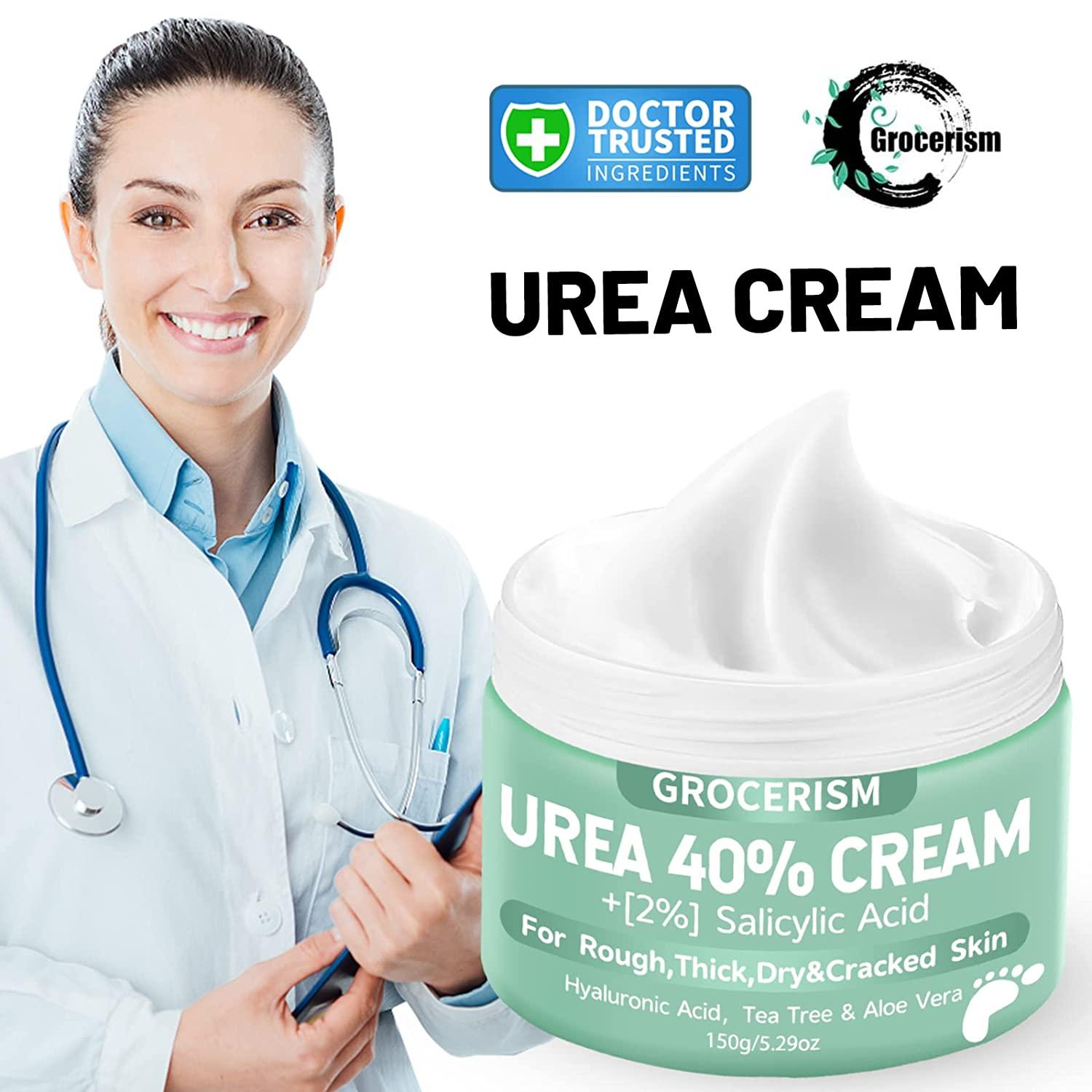 Urea Cream 40 percent for Feet Maximum Strength, Best Callus Remover For  Feet, Knees& Elbows, Natural Moisturizes Nourishes Softens Dry, Rough