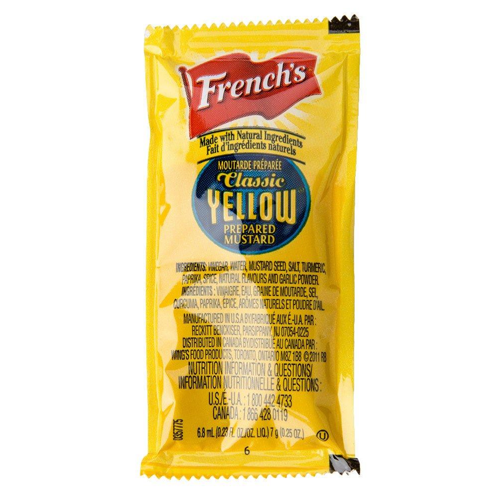 French's Classic Yellow Mustard Packets - .25 oz. (25 ct.)