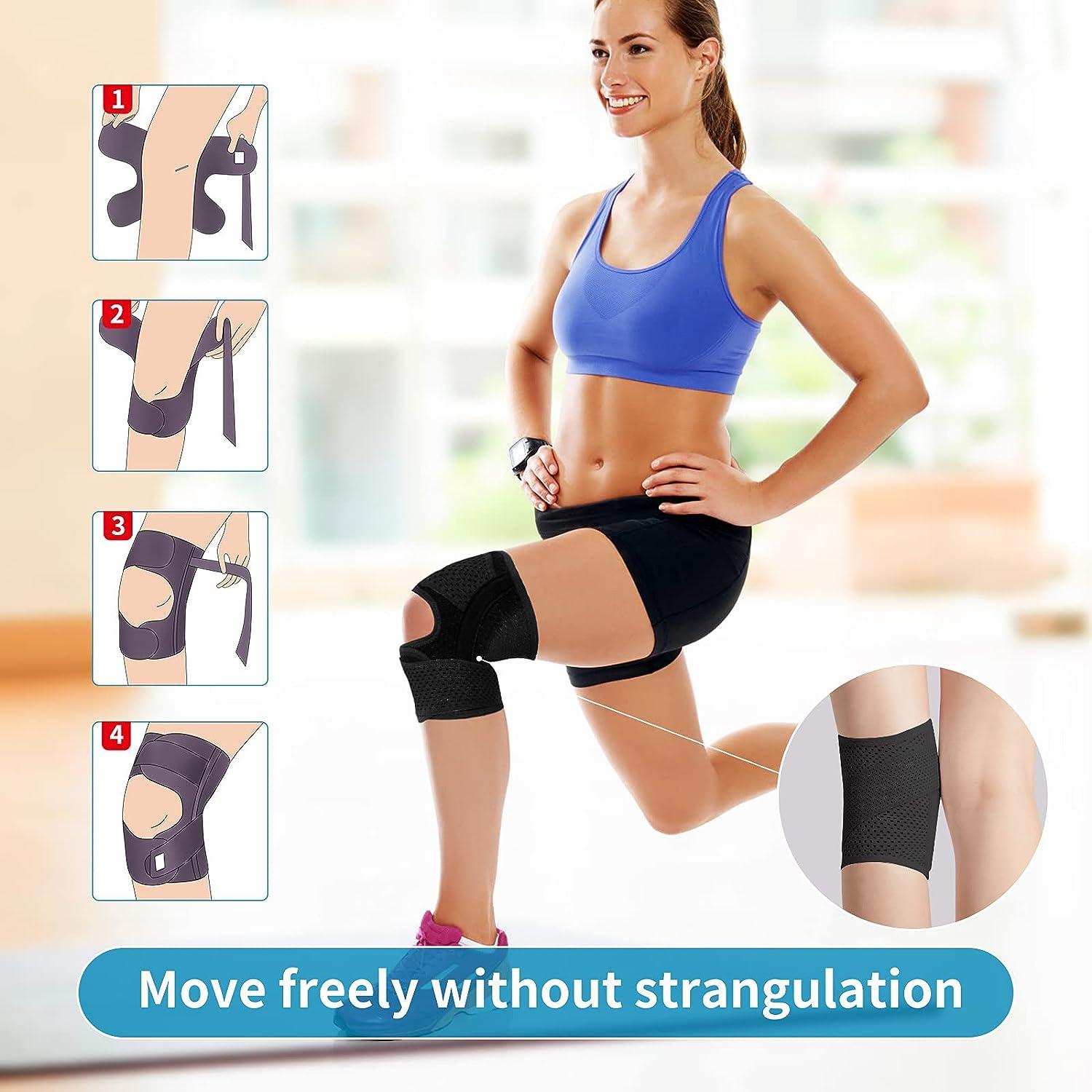 Galvaran Knee Brace with Side Stabilizers Relieve Meniscus Tear