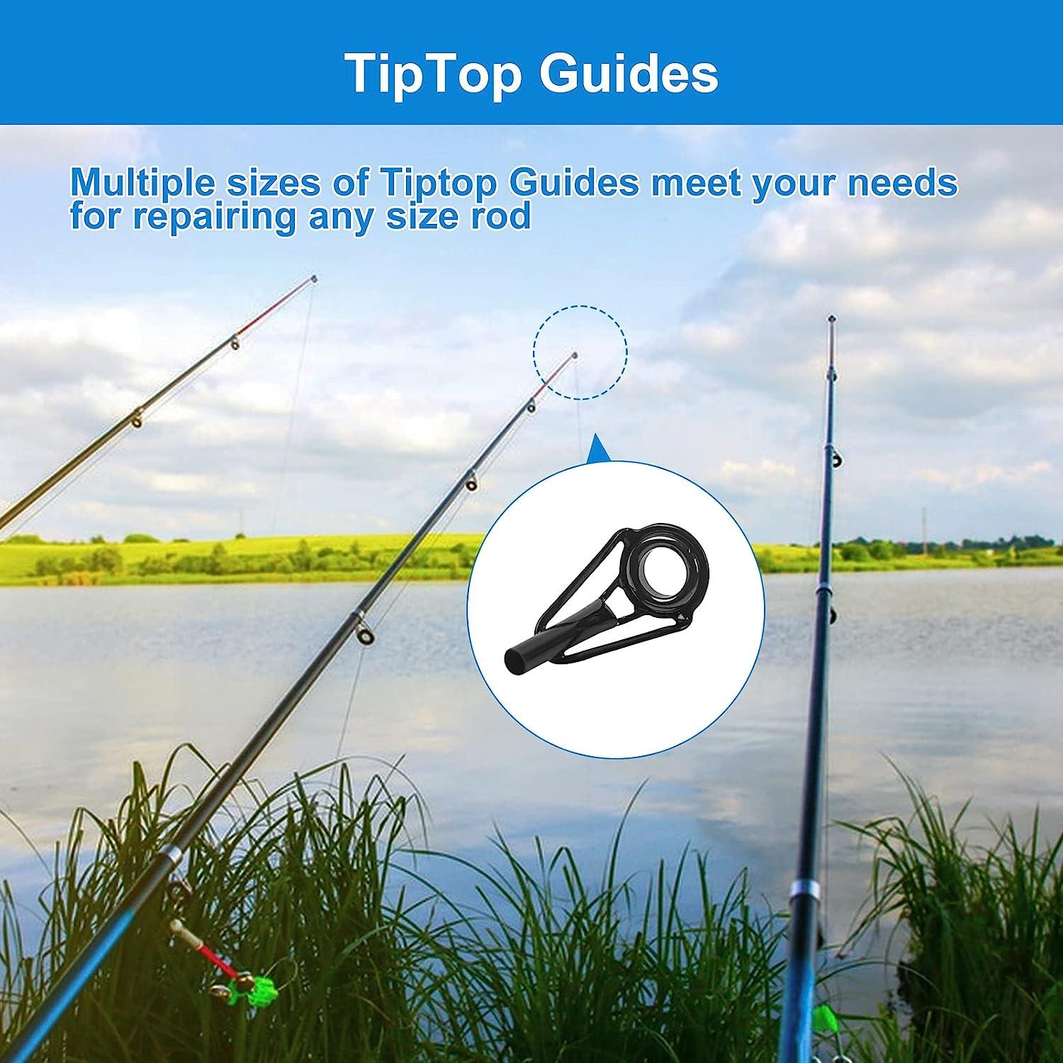 Fishing Rod Tip Guides Rod Eye Repair Kit Small Fishing Ring