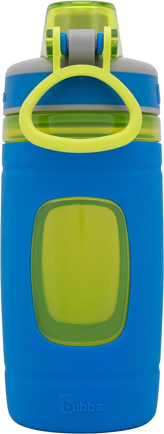  Bubba Flo Kids Water Bottle with Leak-Proof Lid, 16oz  Dishwasher Safe Water Bottle for Kids, Impact and Stain-Resistant, Azure :  Sports & Outdoors