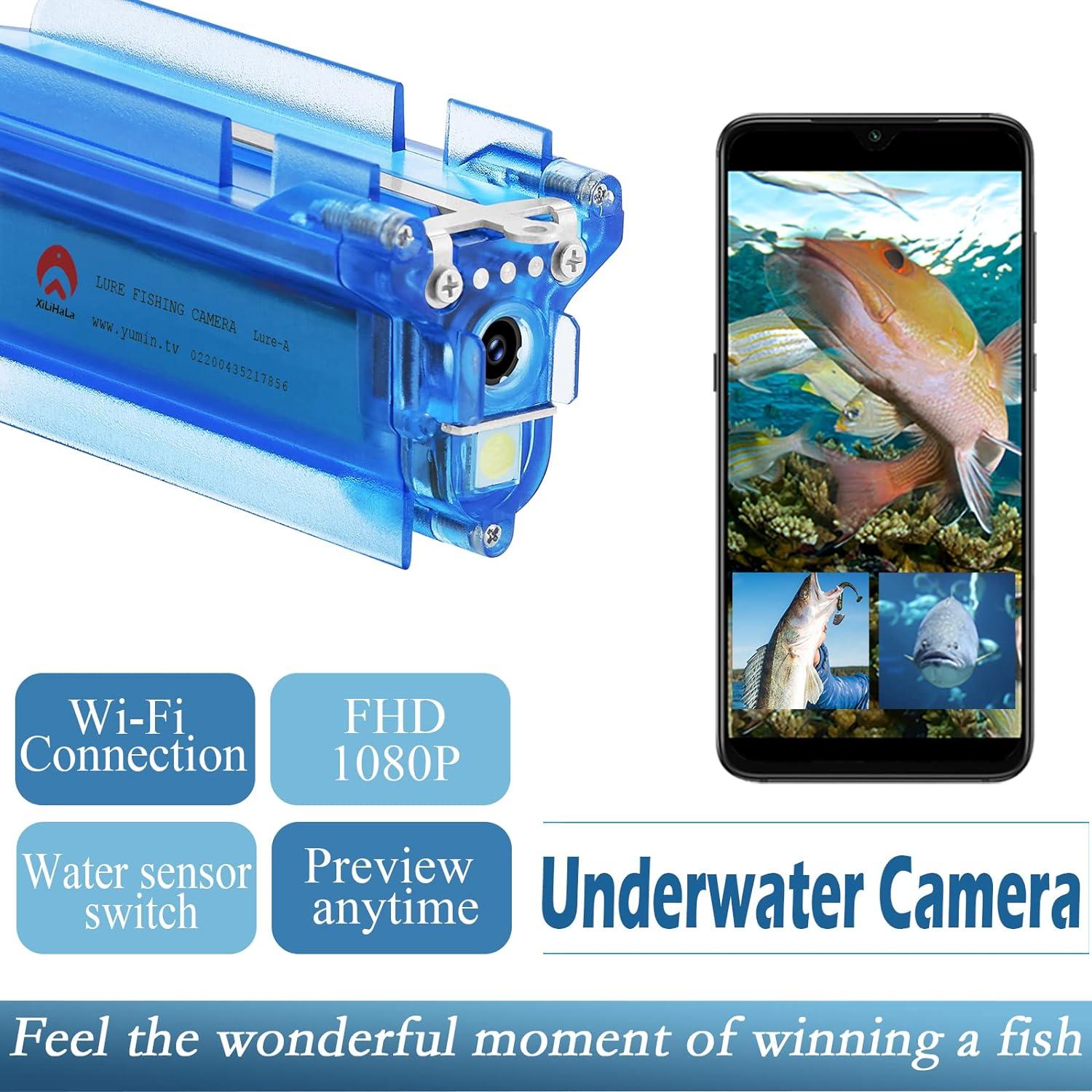 1080P Wireless Underwater Fishing Camera Wi-Fi Fish Finder Video