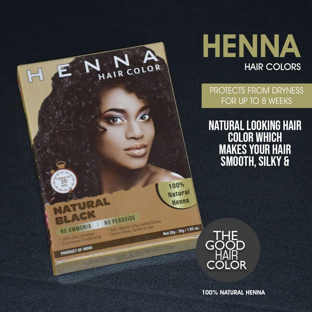 Natural Black Henna Hair Dye