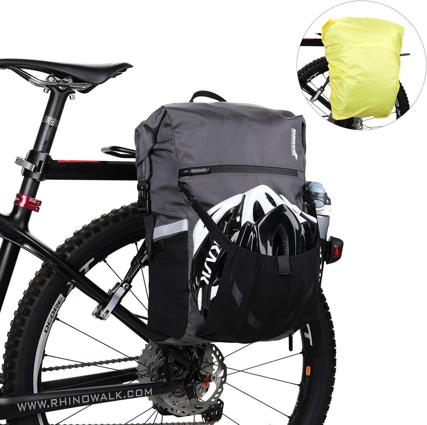 RHINOWALK MTB Bike Rear Seat Trunk Bag Bicycle Pannier Bag