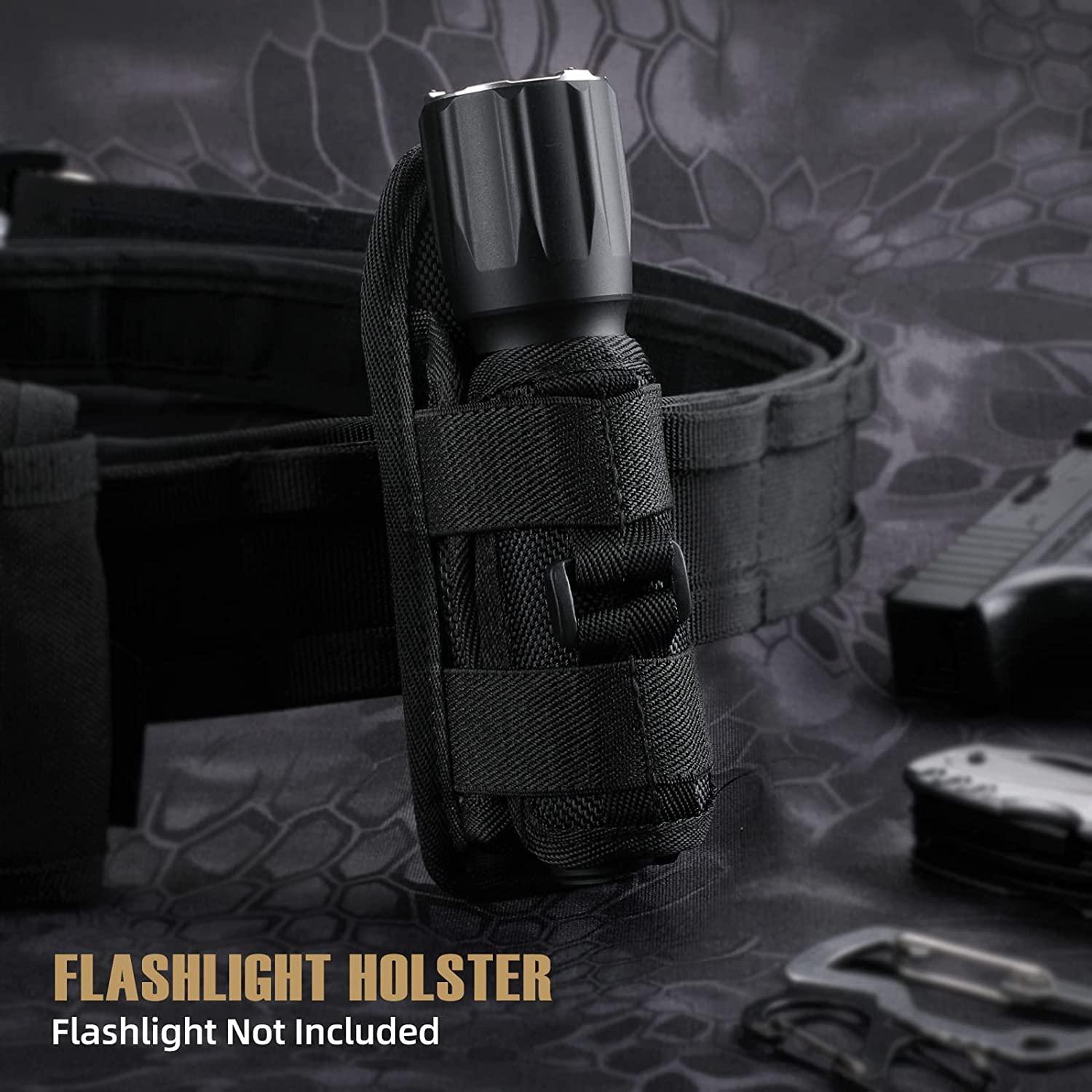 Tactical SideWinder Flashlight Holder - MOLLE or Belt Loop – Raine Tactical  Gear